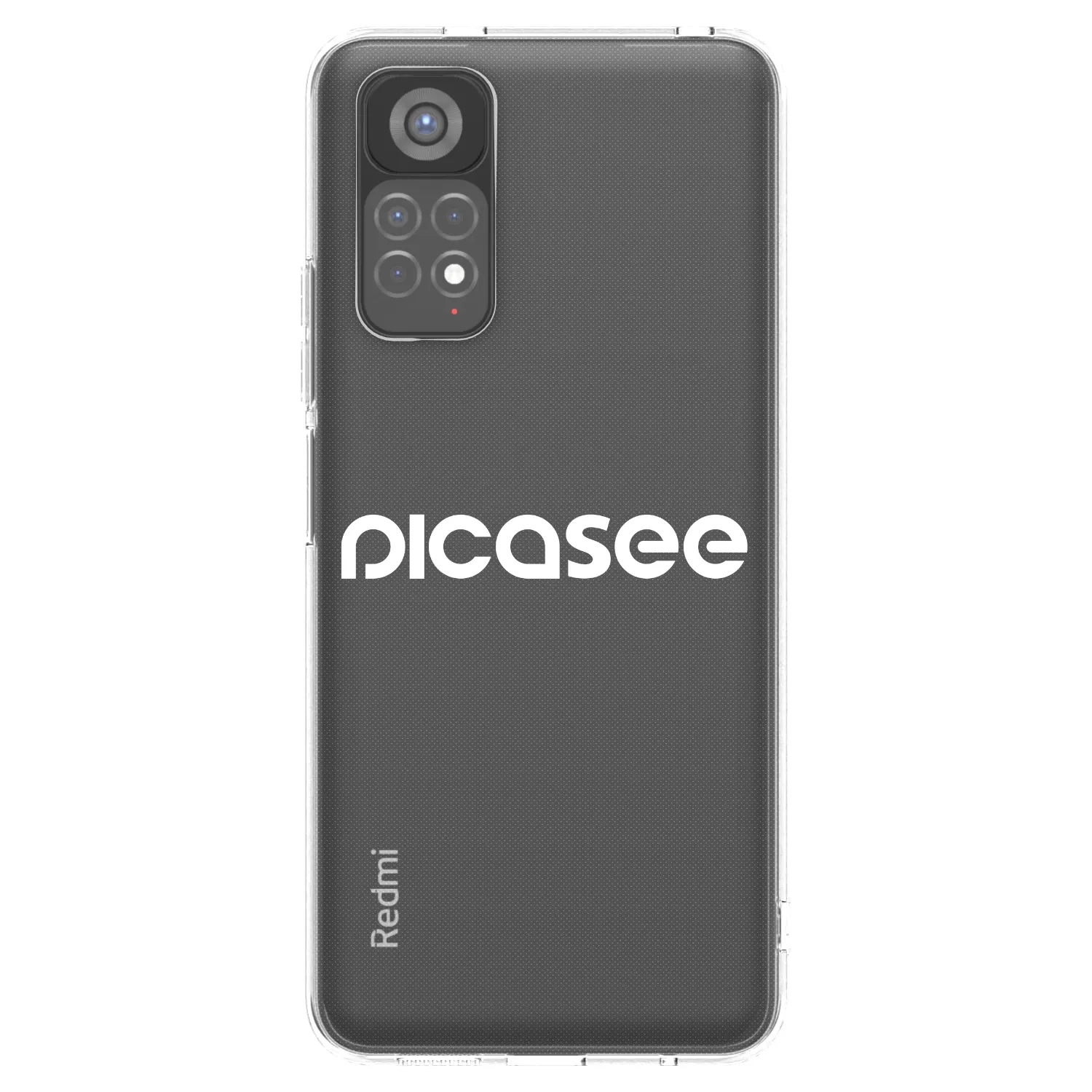 Picasee διαφανής θήκη σιλικόνης Xiaomi Redmi Note 11S 5G - Picasee - new logo - white