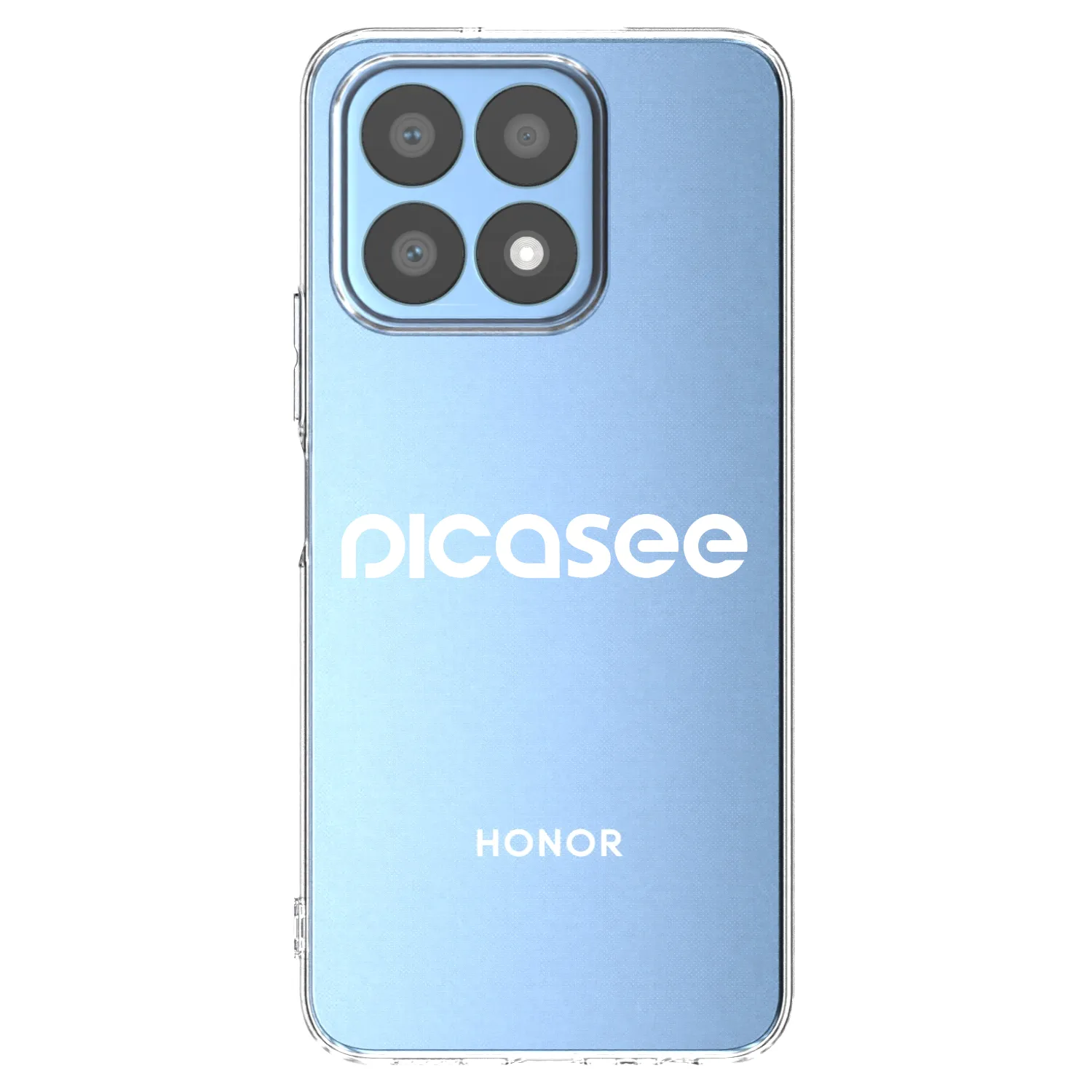 Picasee διαφανής θήκη σιλικόνης Honor X8a - Picasee - new logo - white