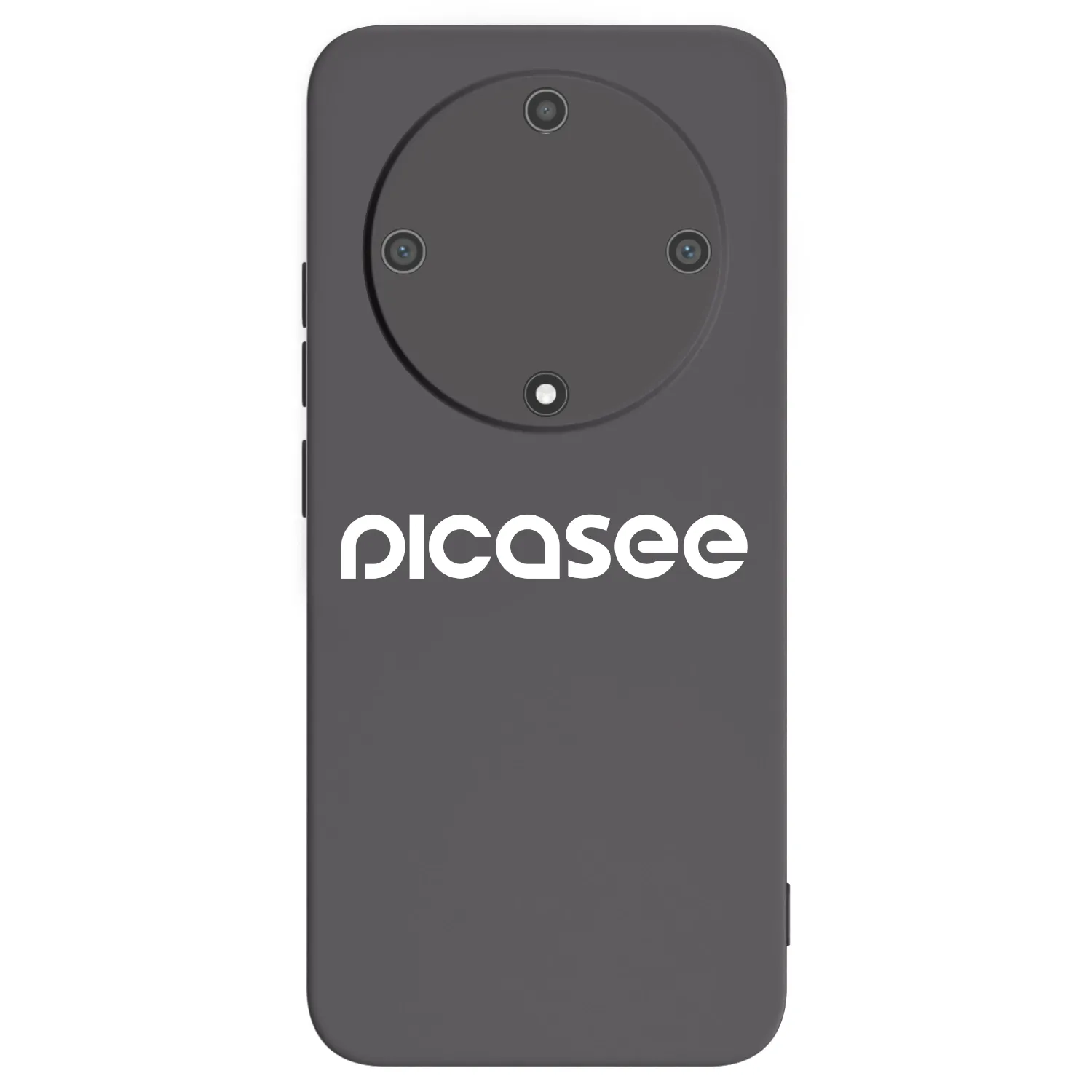 Picasee Μαύρη θήκη σιλικόνης για Honor Magic5 Lite 5G - Picasee - new logo - white