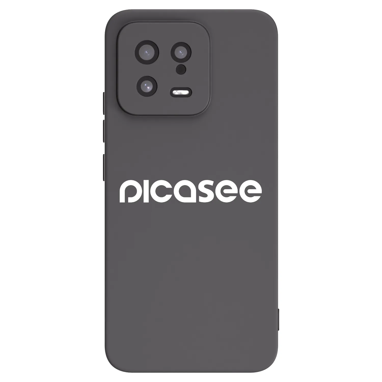Picasee Μαύρη θήκη σιλικόνης για Xiaomi 13 - Picasee - new logo - white
