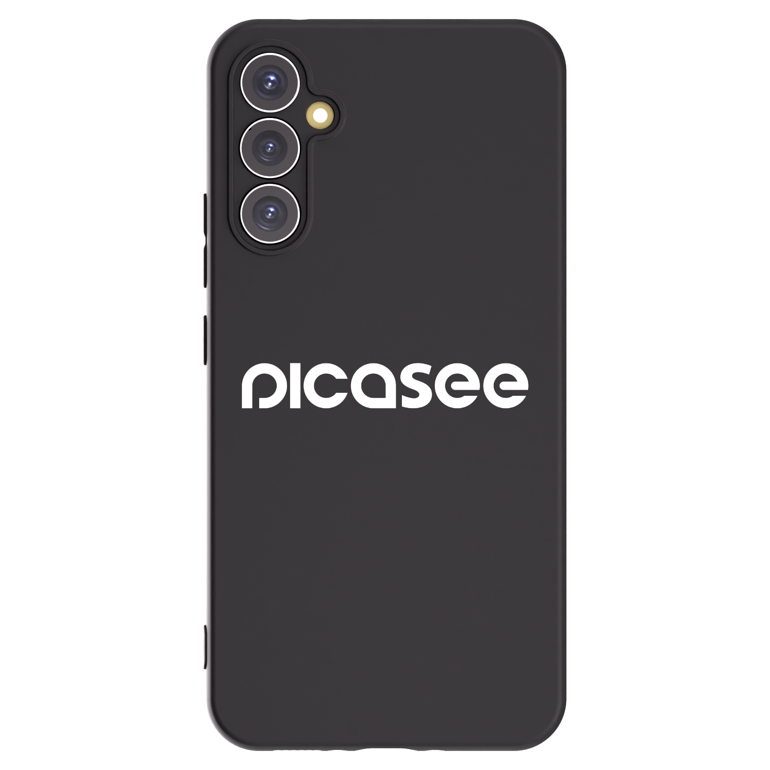 Picasee Μαύρη θήκη σιλικόνης για Samsung Galaxy A34 5G A346B - Picasee - new logo - white