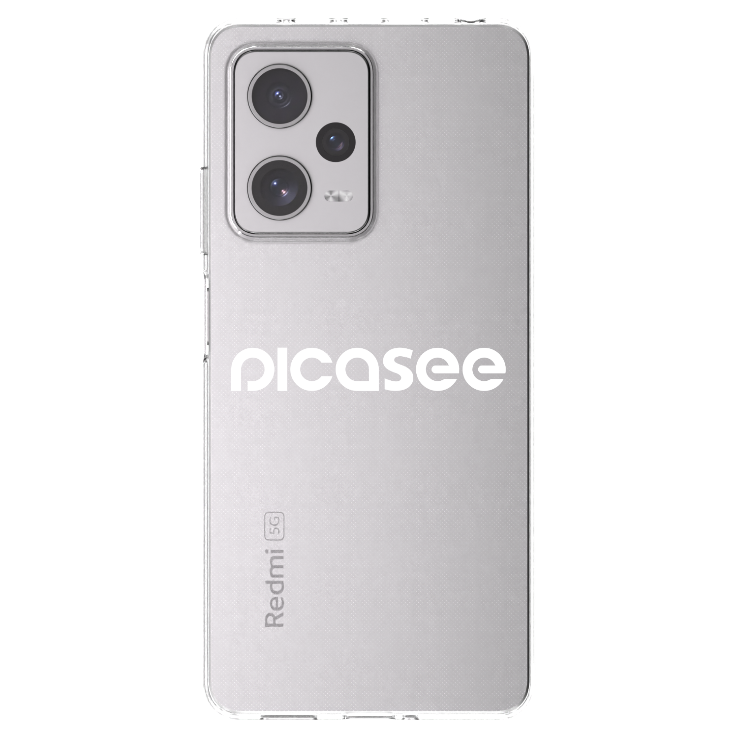 Picasee διαφανής θήκη σιλικόνης Xiaomi Redmi Note 12 Pro+ 5G - Picasee - new logo - white