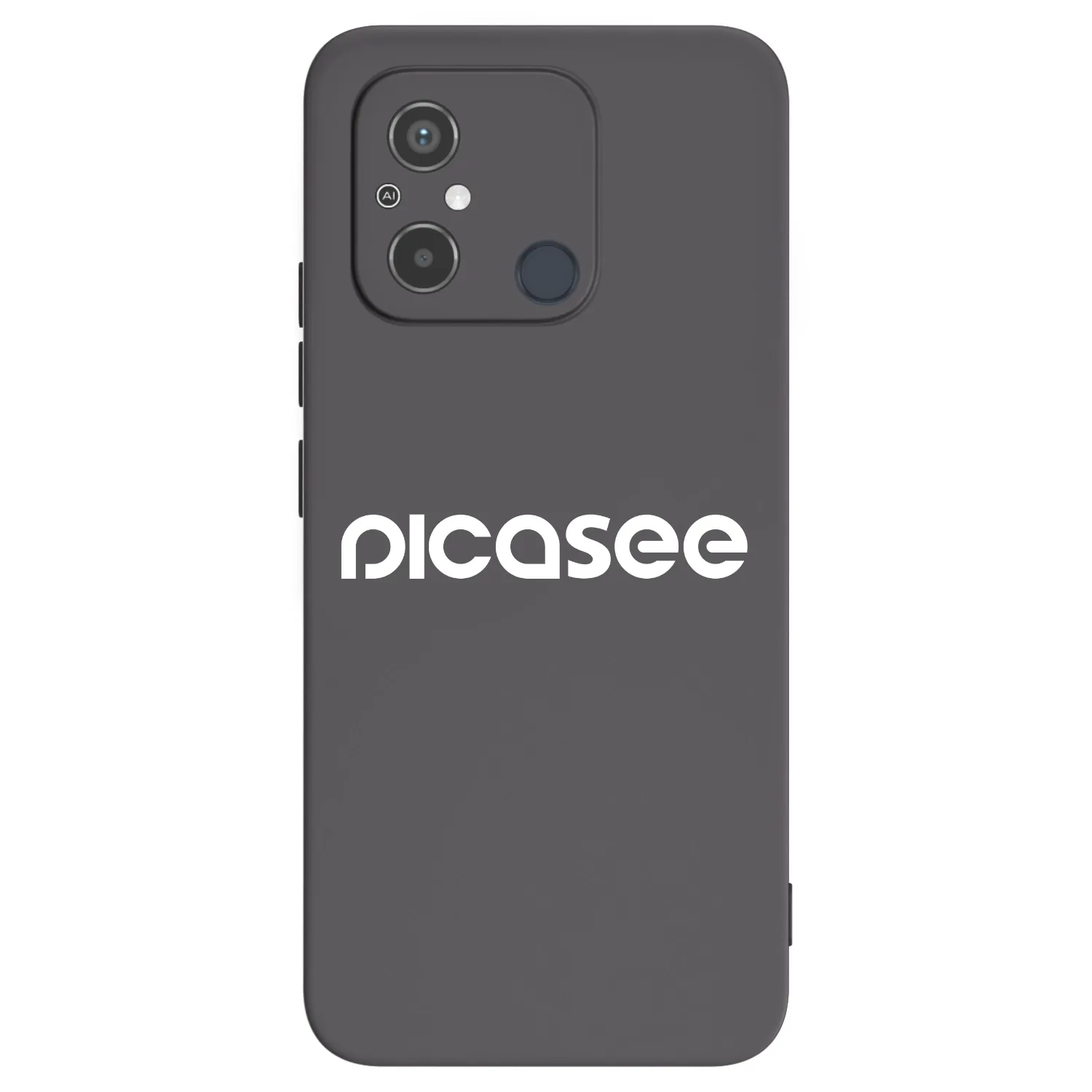 Picasee Μαύρη θήκη σιλικόνης για Xiaomi Redmi 12C - Picasee - new logo - white