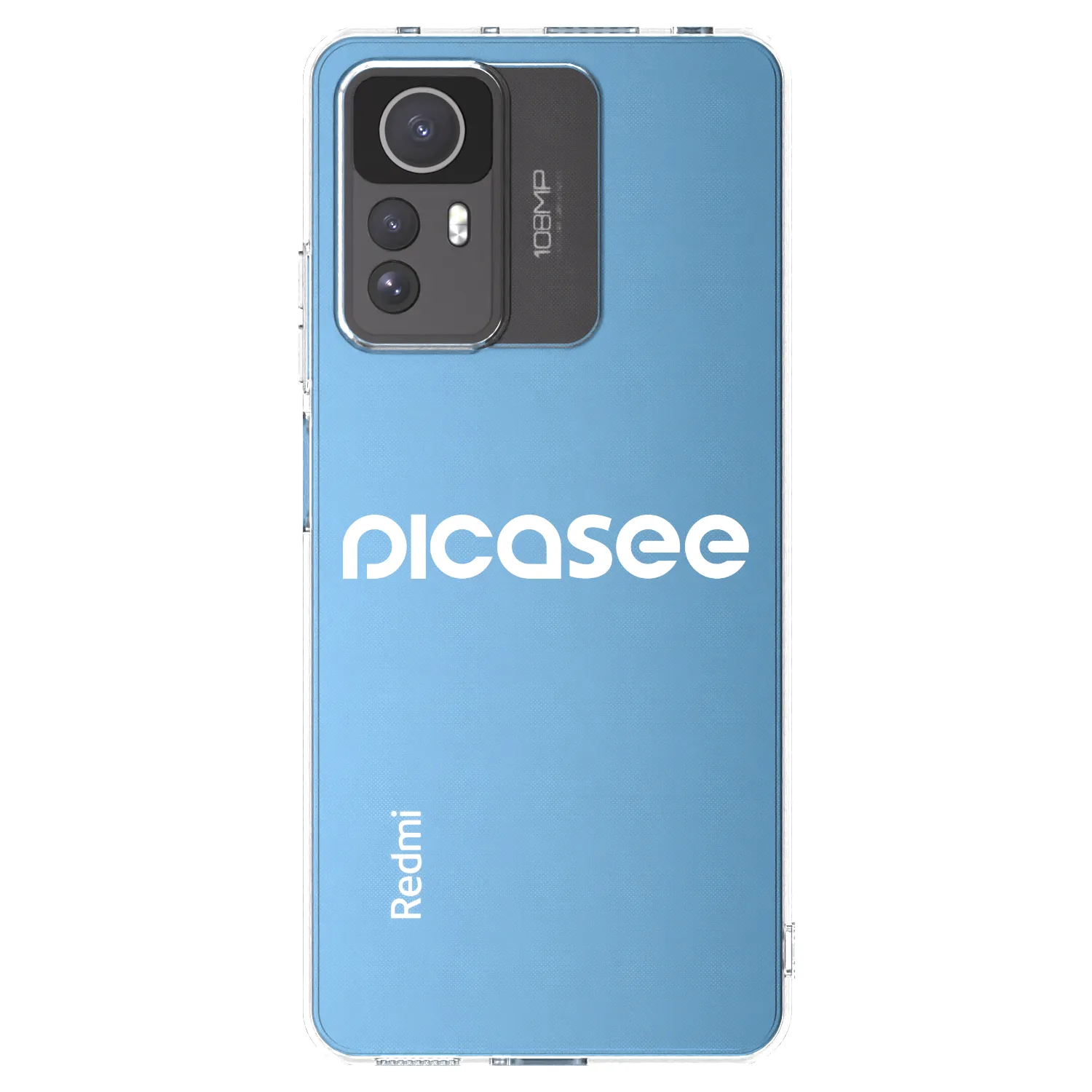 Picasee διαφανής θήκη σιλικόνης Xiaomi Redmi Note 12S - Picasee - new logo - white