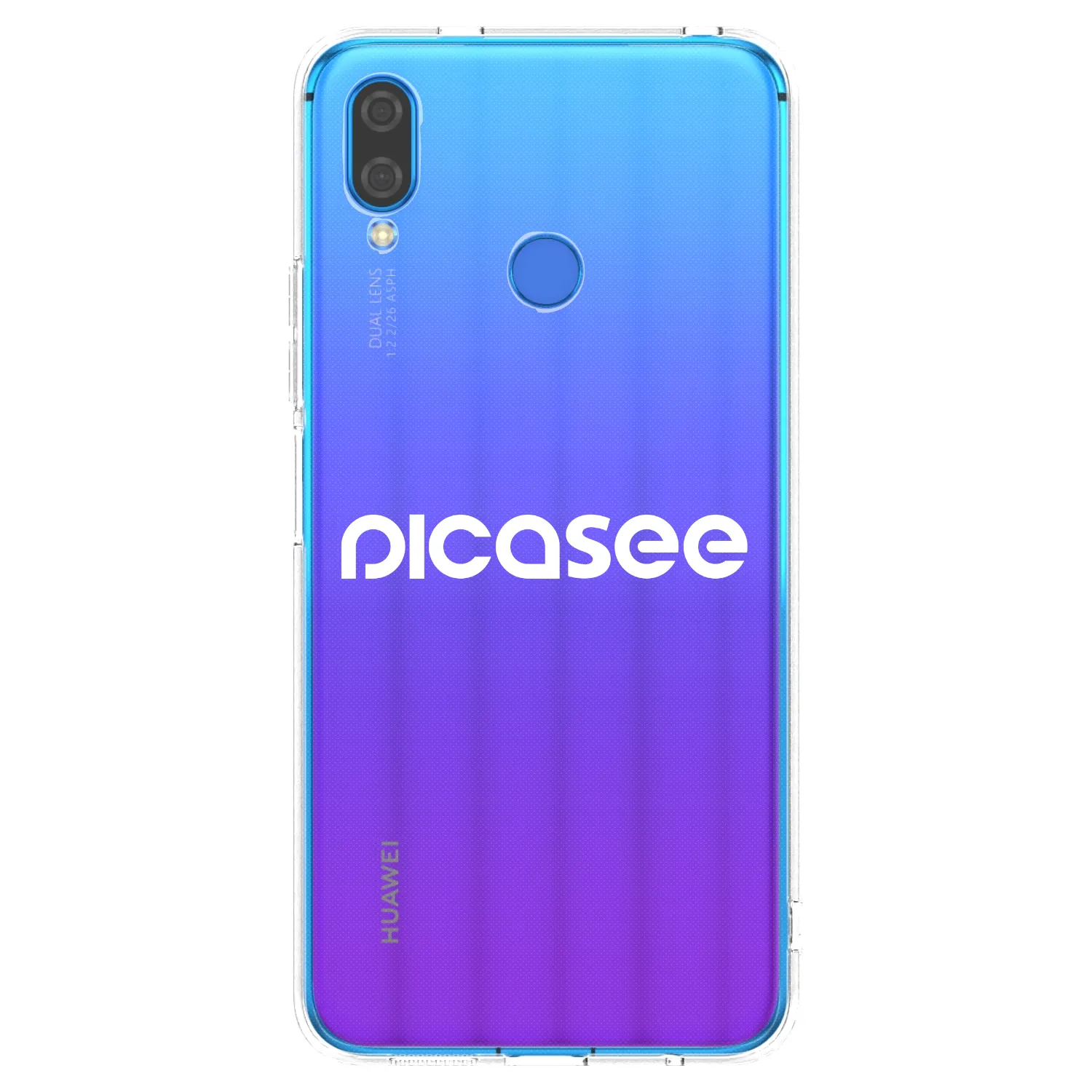 Picasee διαφανής θήκη σιλικόνης Huawei Nova 3 - Picasee - new logo - white