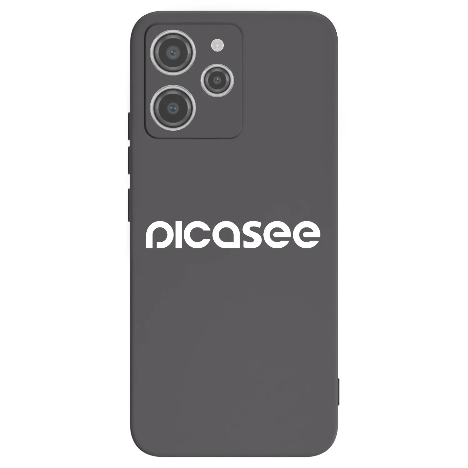 Picasee Μαύρη θήκη σιλικόνης για Xiaomi Redmi 12 4G - Picasee - new logo - white
