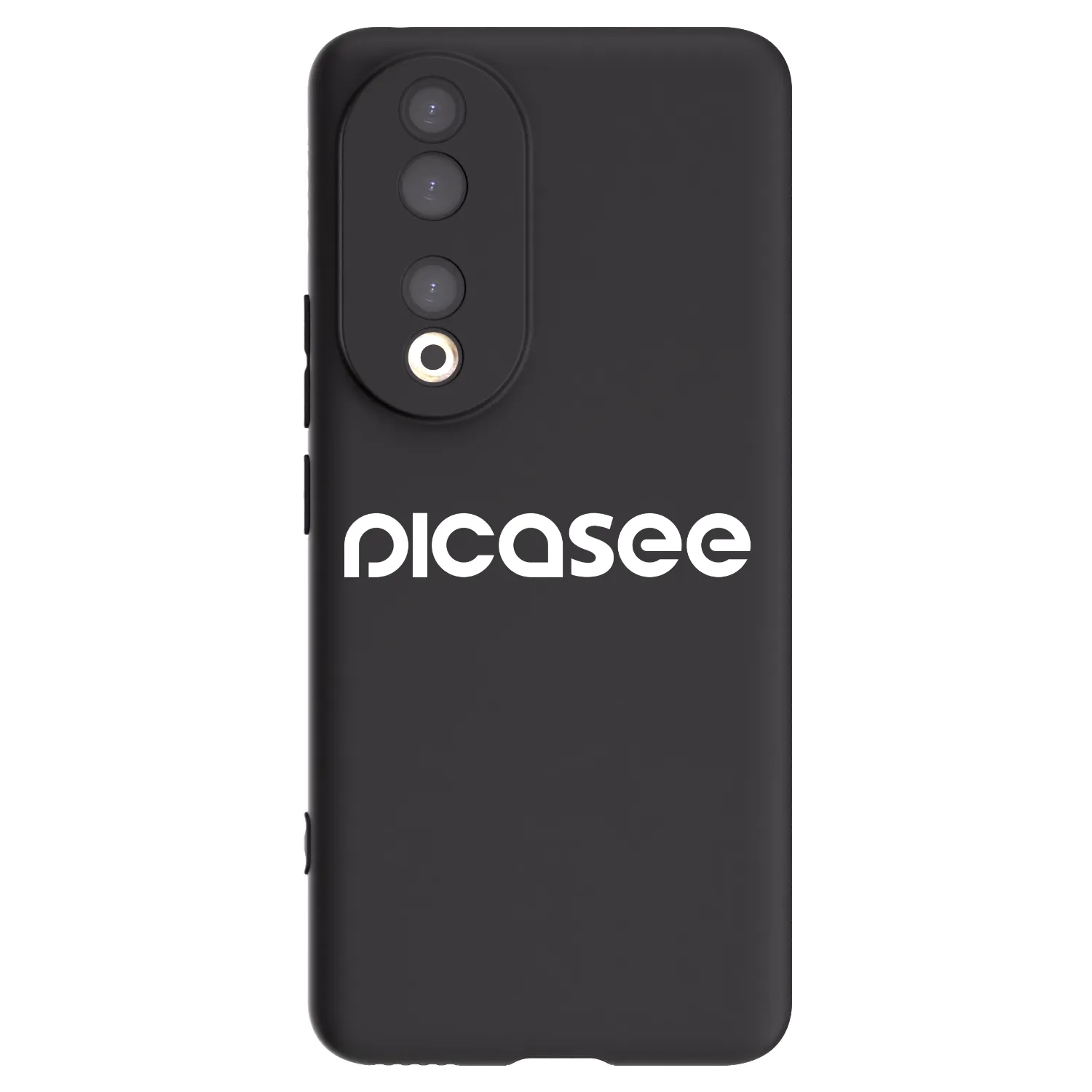 Picasee Μαύρη θήκη σιλικόνης για Honor 90 5G - Picasee - new logo - white