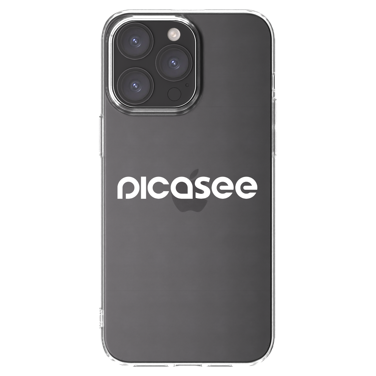 Picasee διαφανής θήκη σιλικόνης Apple iPhone 15 Pro Max - Picasee - new logo - white