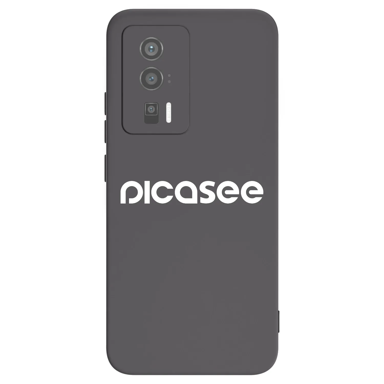 Picasee Μαύρη θήκη σιλικόνης για Xiaomi Poco F5 Pro 5G - Picasee - new logo - white