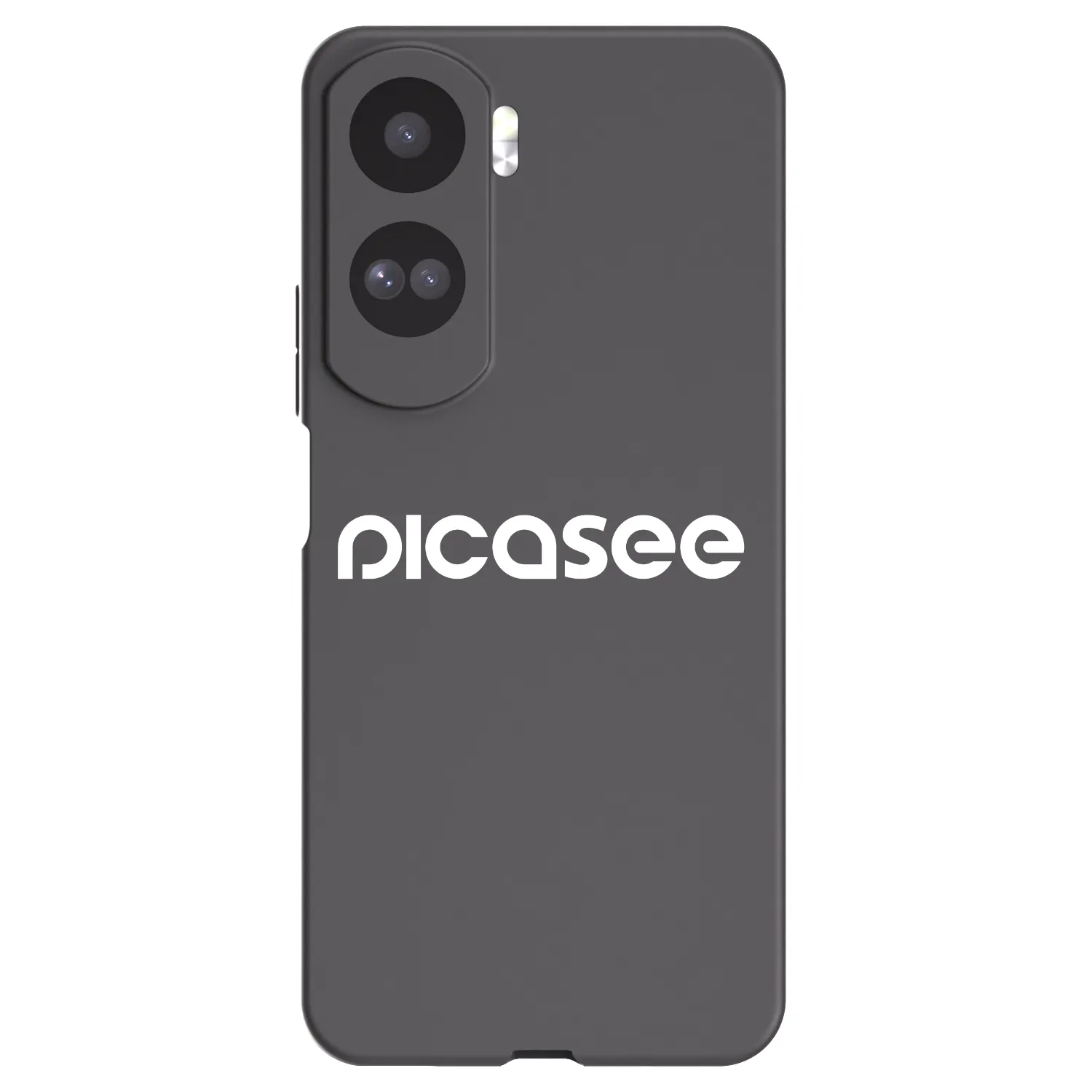 Picasee Μαύρη θήκη σιλικόνης για Honor 90 Lite 5G - Picasee - new logo - white
