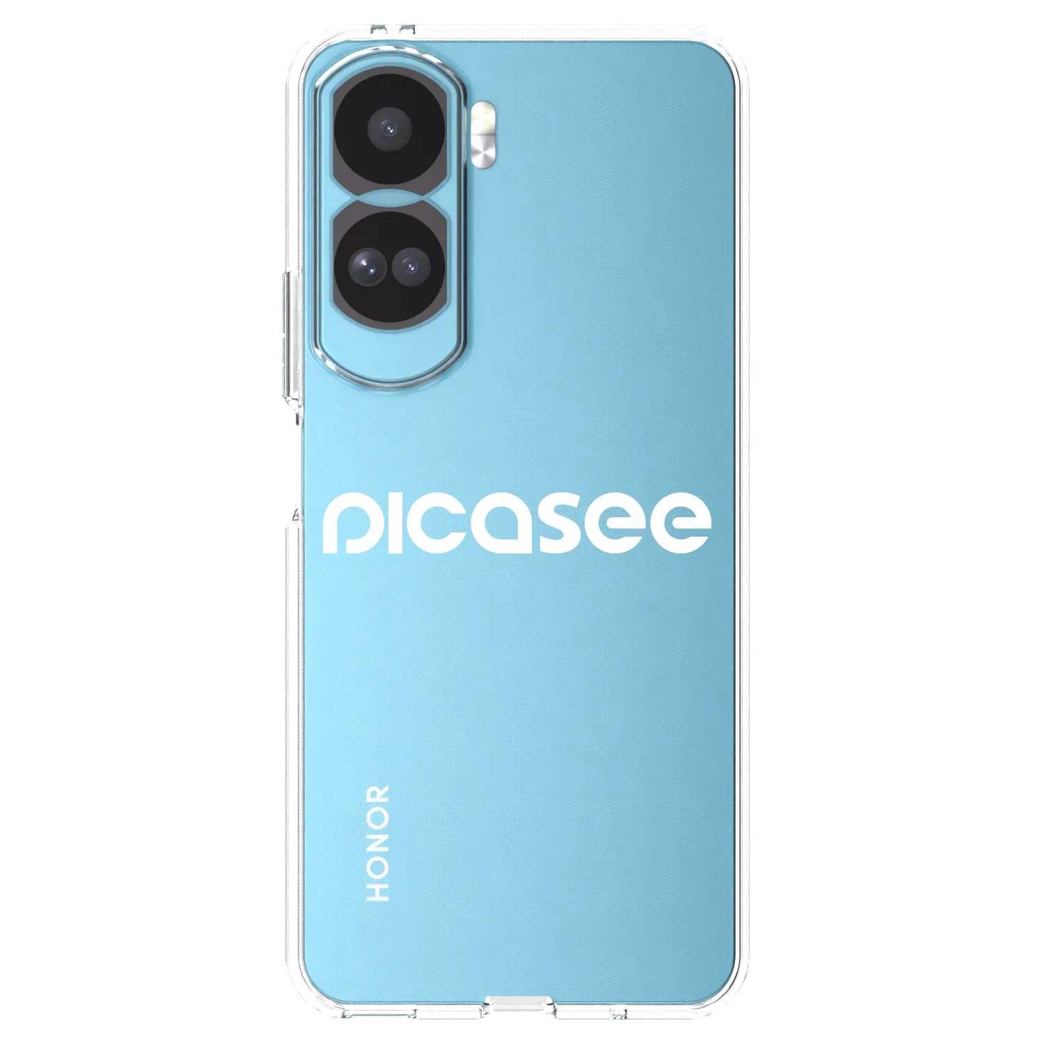 Picasee διαφανής θήκη σιλικόνης Honor 90 Lite 5G - Picasee - new logo - white