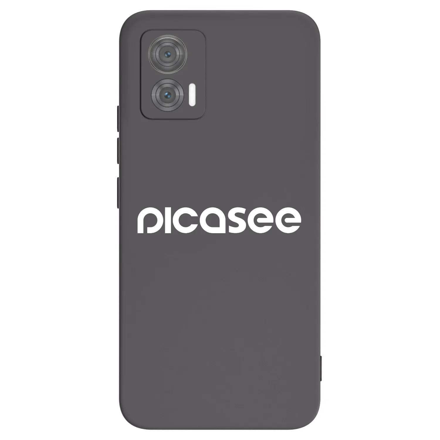 Picasee Μαύρη θήκη σιλικόνης για Motorola Edge 30 Neo - Picasee - new logo - white