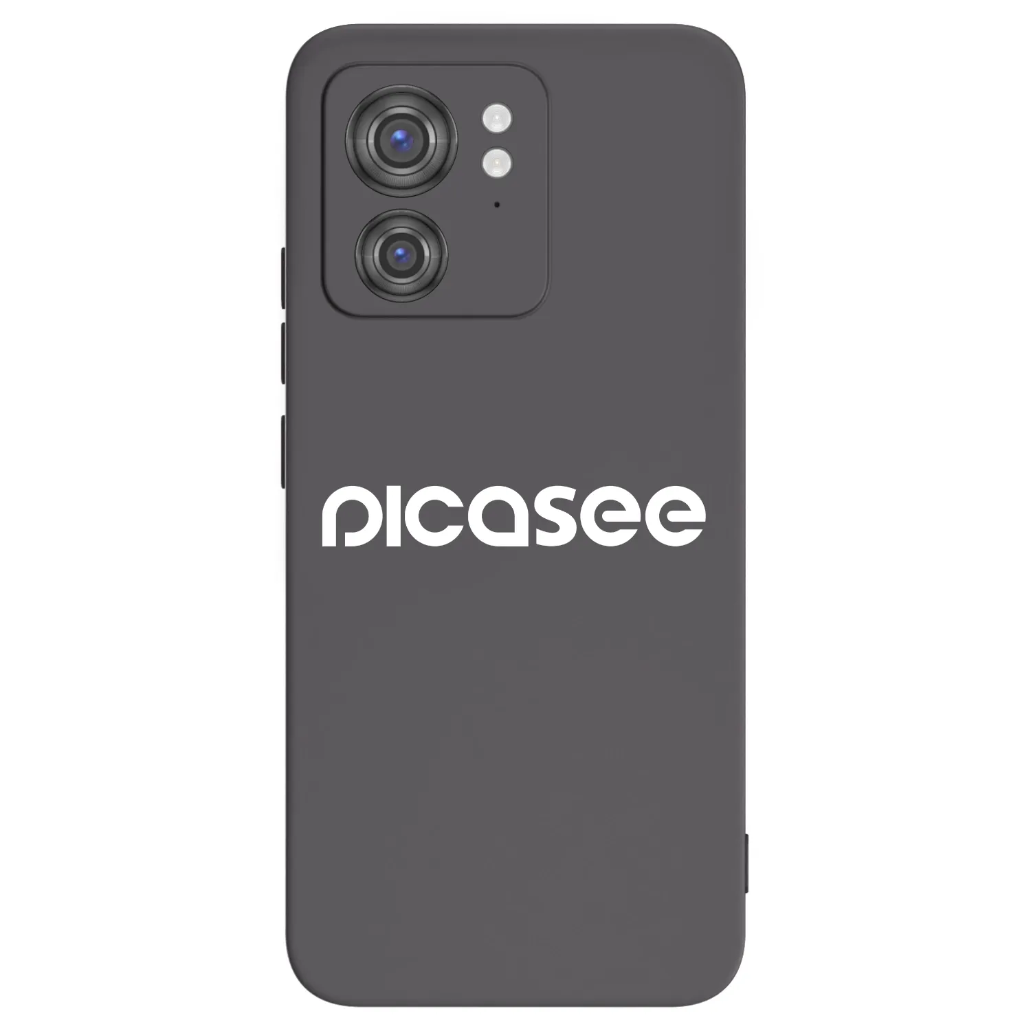 Picasee Μαύρη θήκη σιλικόνης για Motorola Edge 40 - Picasee - new logo - white