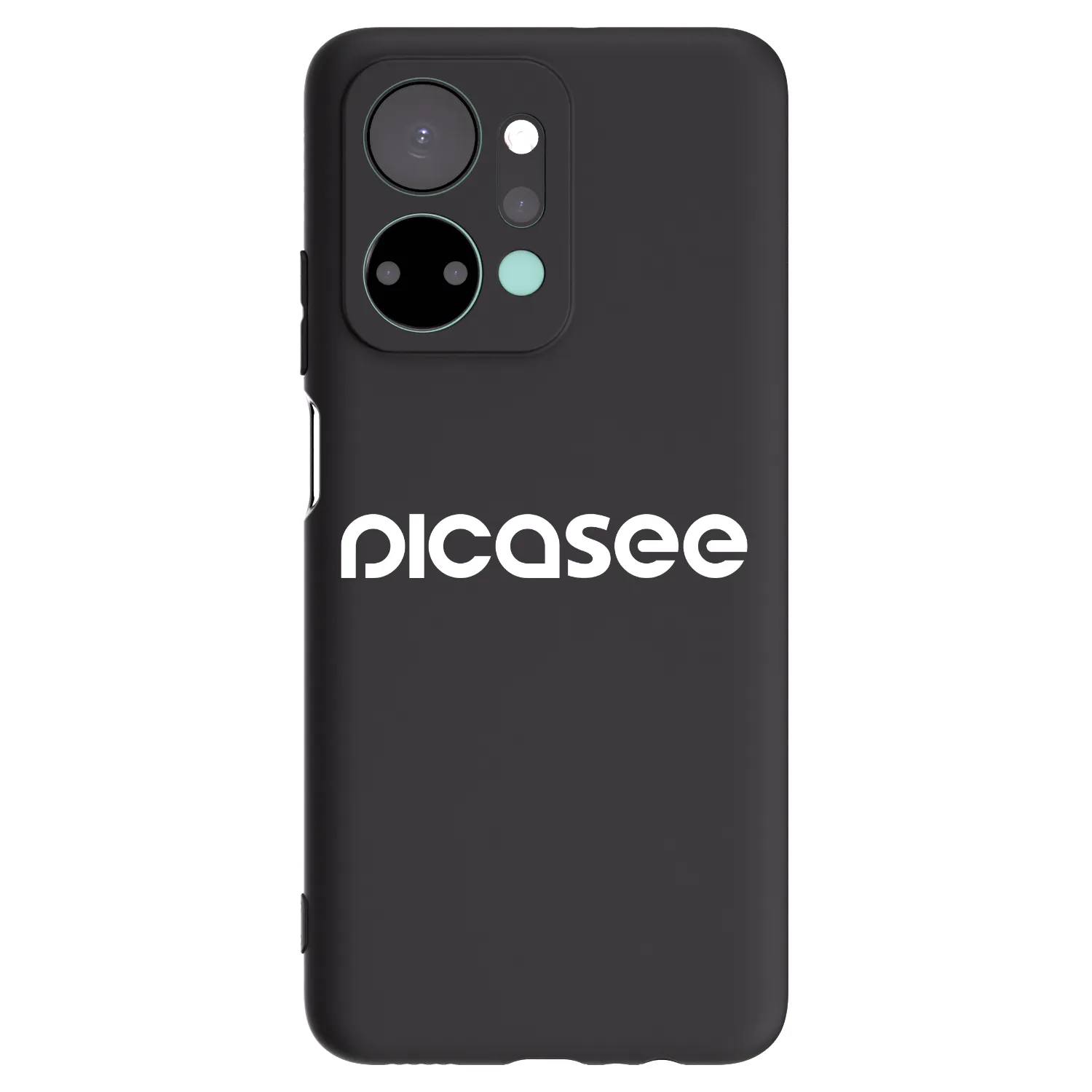 Picasee Μαύρη θήκη σιλικόνης για Honor X7a - Picasee - new logo - white
