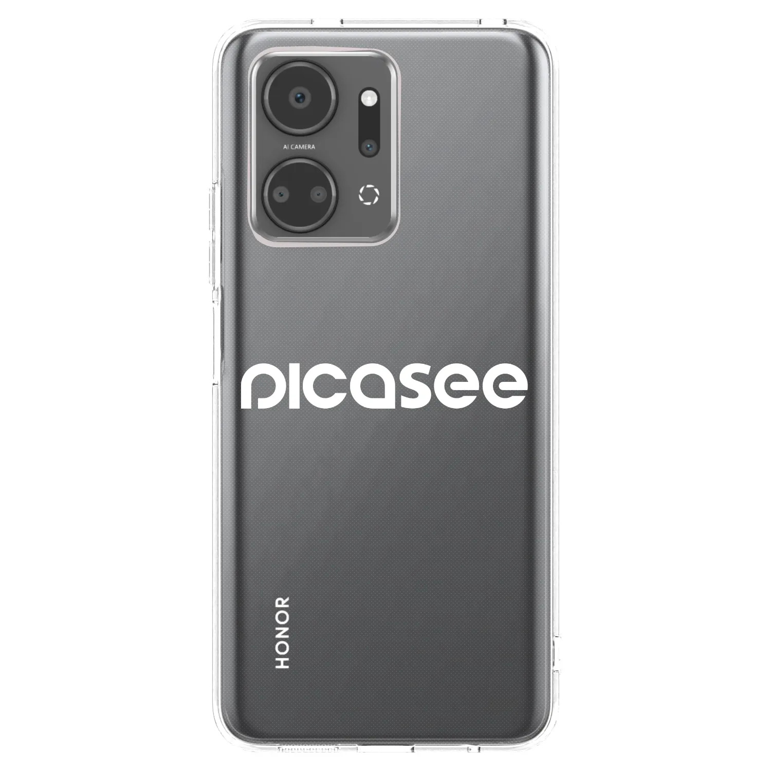 Picasee διαφανής θήκη σιλικόνης Honor X7a - Picasee - new logo - white