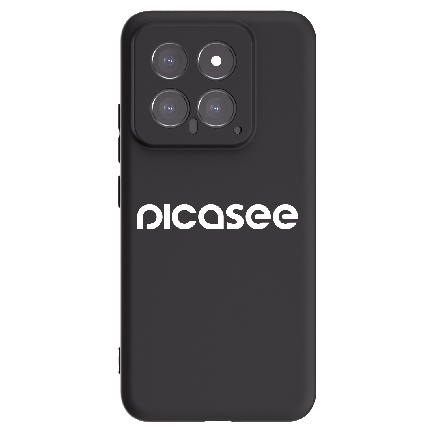 Picasee Μαύρη θήκη σιλικόνης για Xiaomi 14 - Picasee - new logo - white