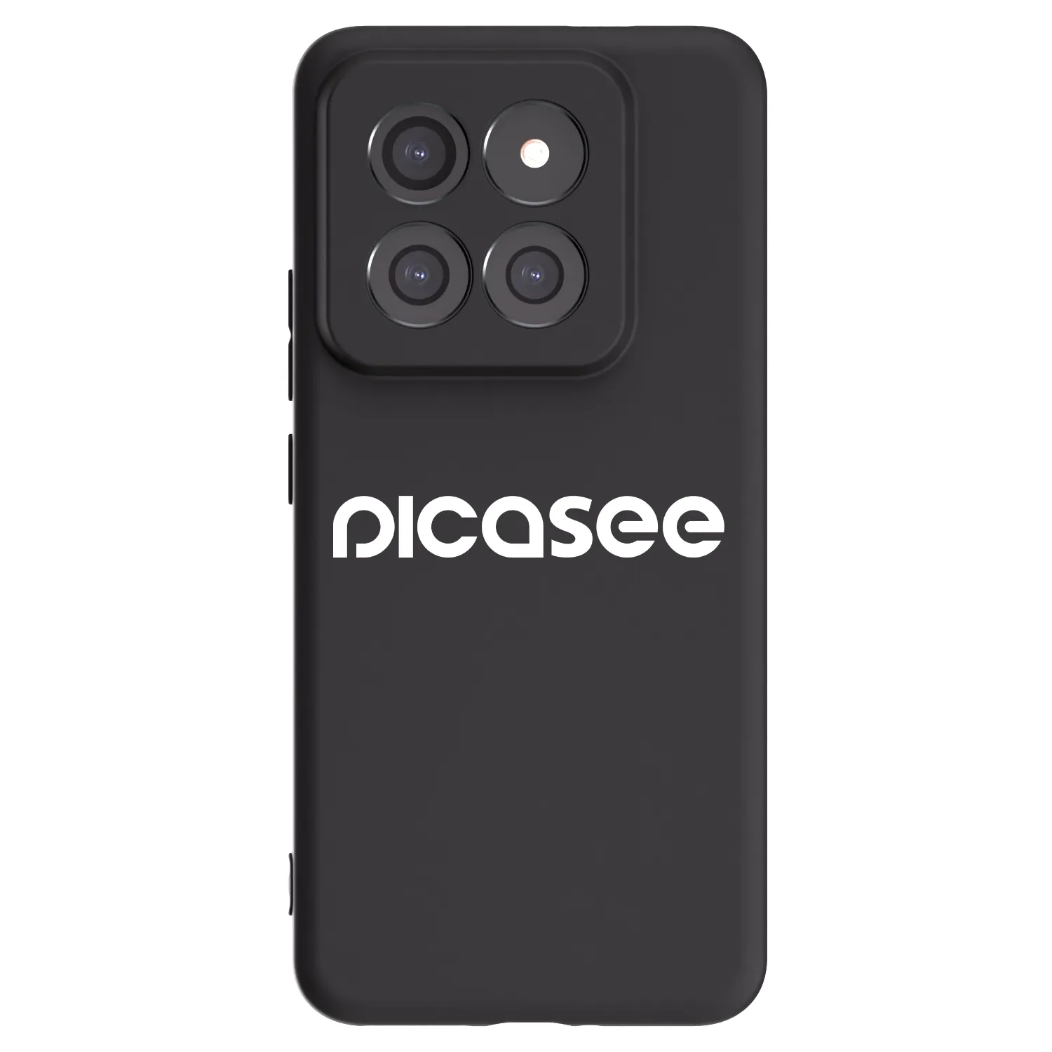 Picasee Μαύρη θήκη σιλικόνης για Xiaomi 14 Pro - Picasee - new logo - white