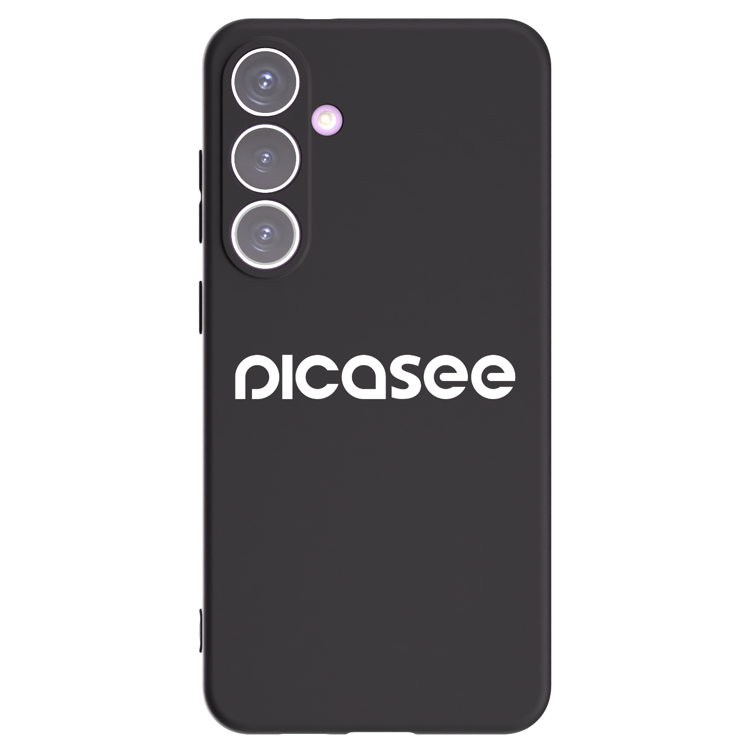 Picasee Μαύρη θήκη σιλικόνης για Samsung Galaxy S24+ S926B 5G - Picasee - new logo - white
