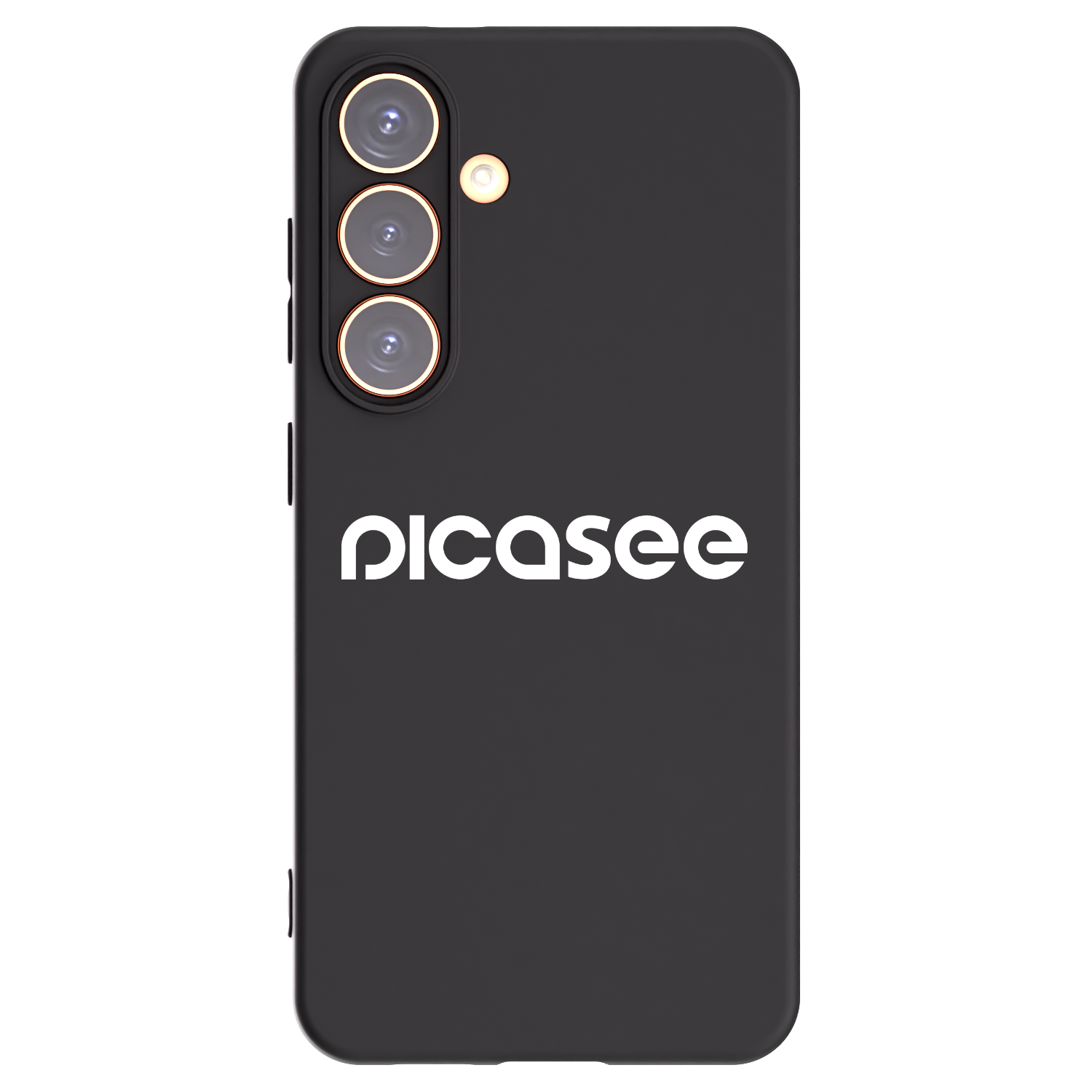 Picasee Μαύρη θήκη σιλικόνης για Samsung Galaxy S24 S921B 5G - Picasee - new logo - white