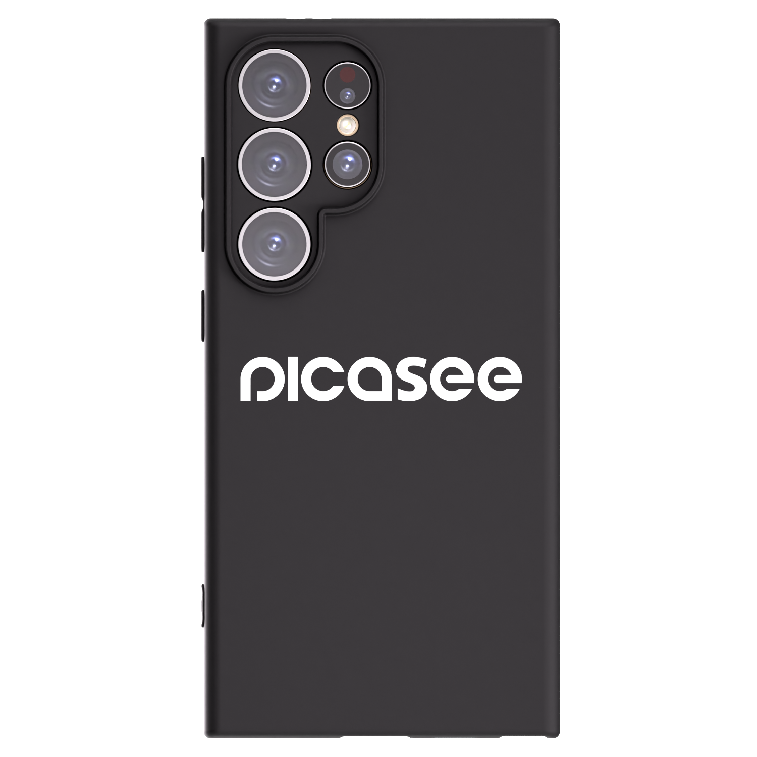 Picasee Μαύρη θήκη σιλικόνης για Samsung Galaxy S24 Ultra S928B 5G - Picasee - new logo - white