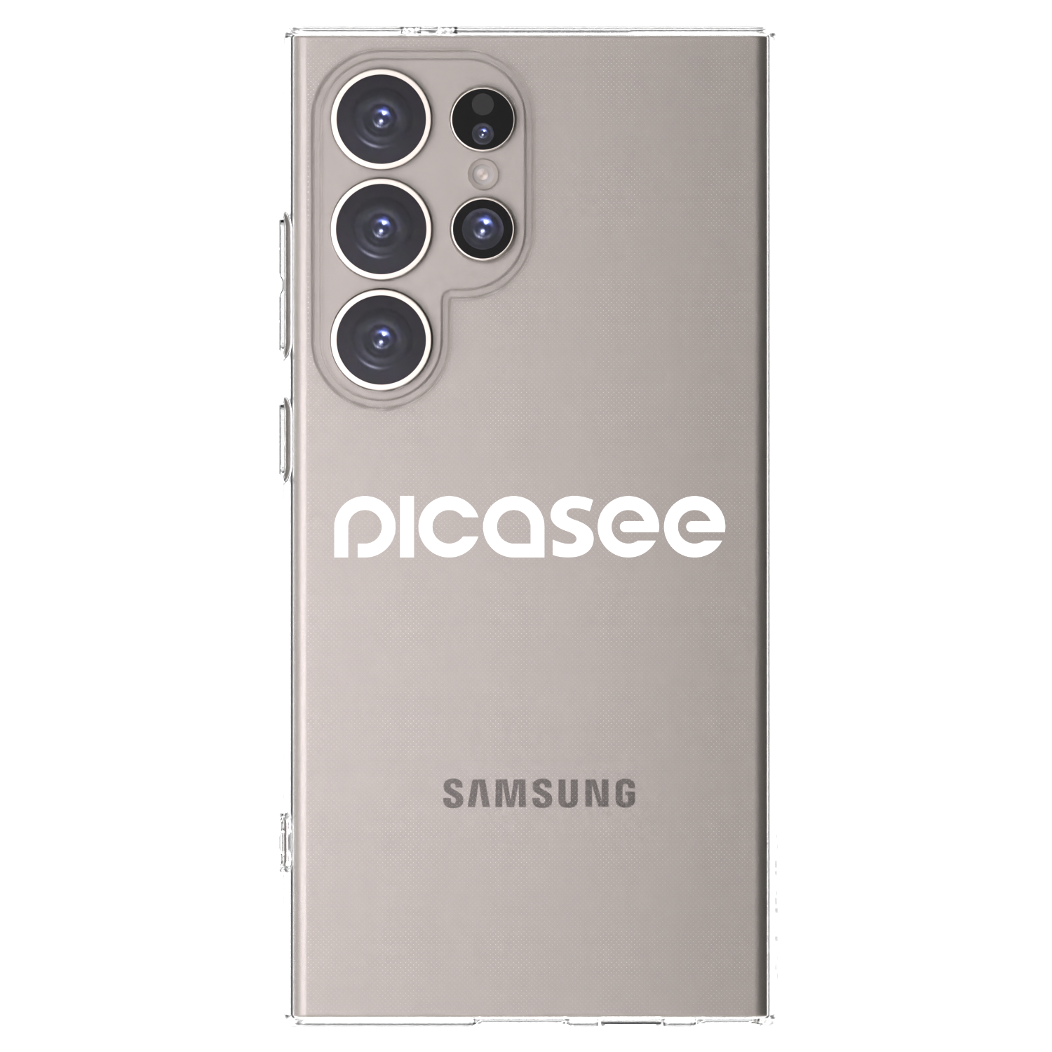 Picasee διαφανής θήκη σιλικόνης Samsung Galaxy S24 Ultra S928B 5G - Picasee - new logo - white