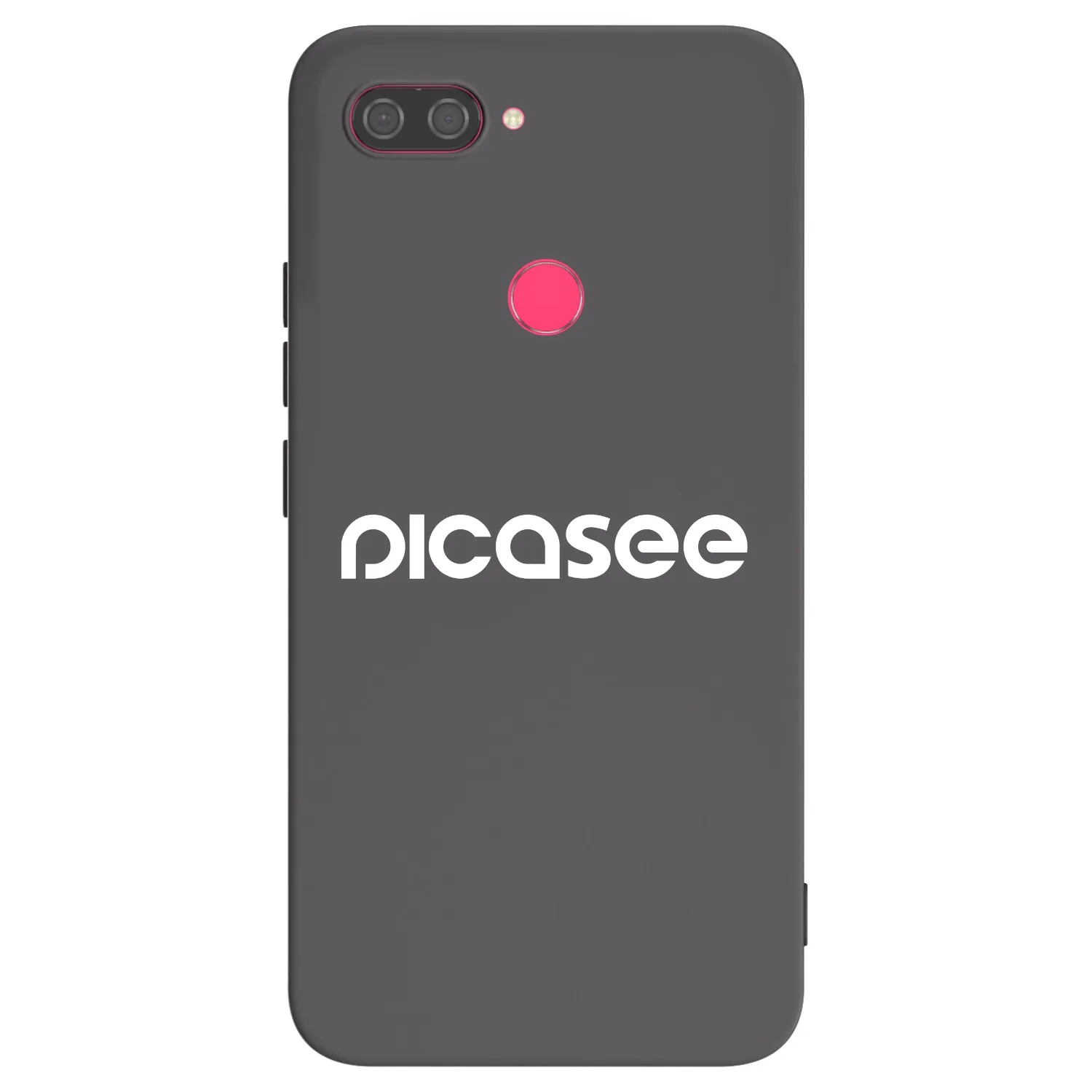 Picasee Μαύρη θήκη σιλικόνης για Xiaomi Mi 8 Lite - Picasee - new logo - white