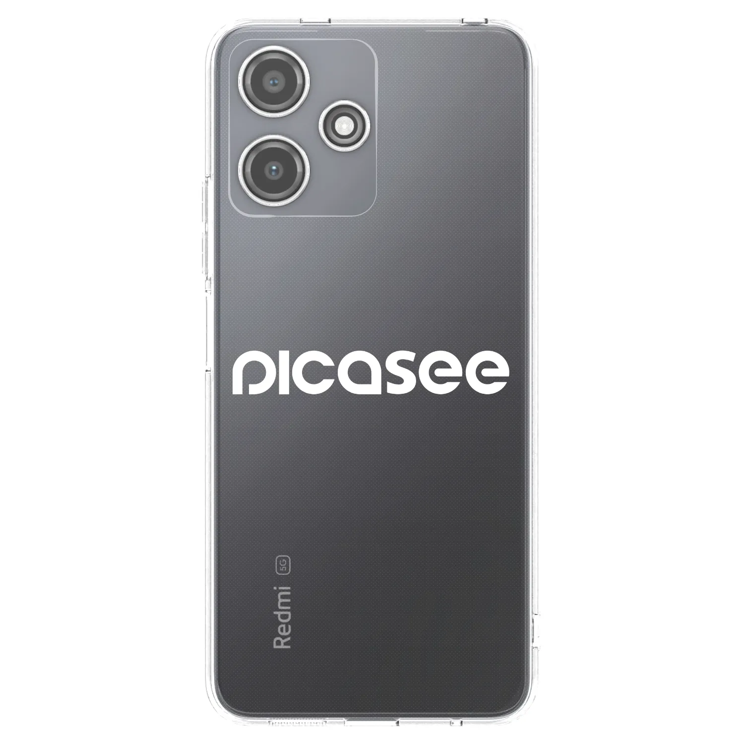 Picasee διαφανής θήκη σιλικόνης Xiaomi Redmi 12 5G - Picasee - new logo - white