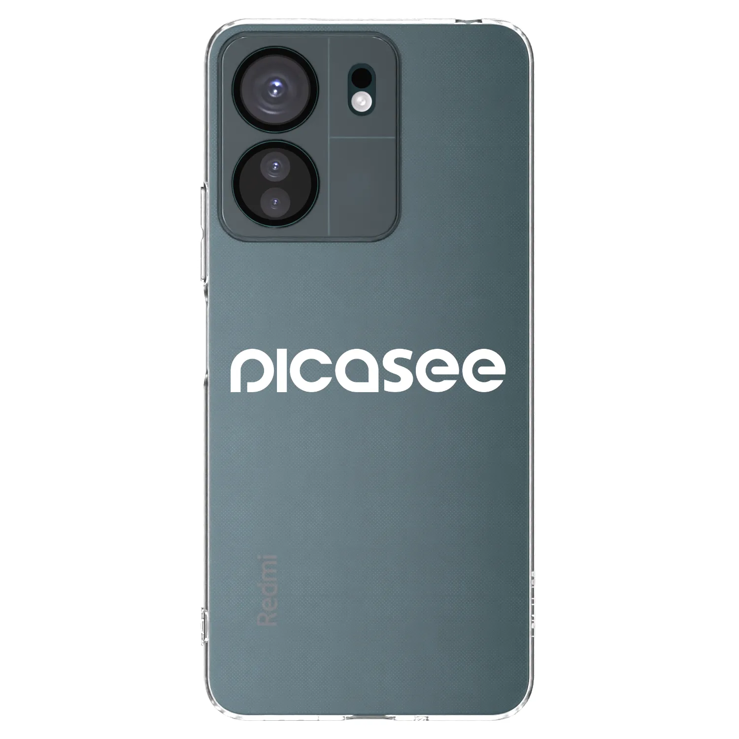 Picasee διαφανής θήκη σιλικόνης Xiaomi Redmi 13C 4G - Picasee - new logo - white