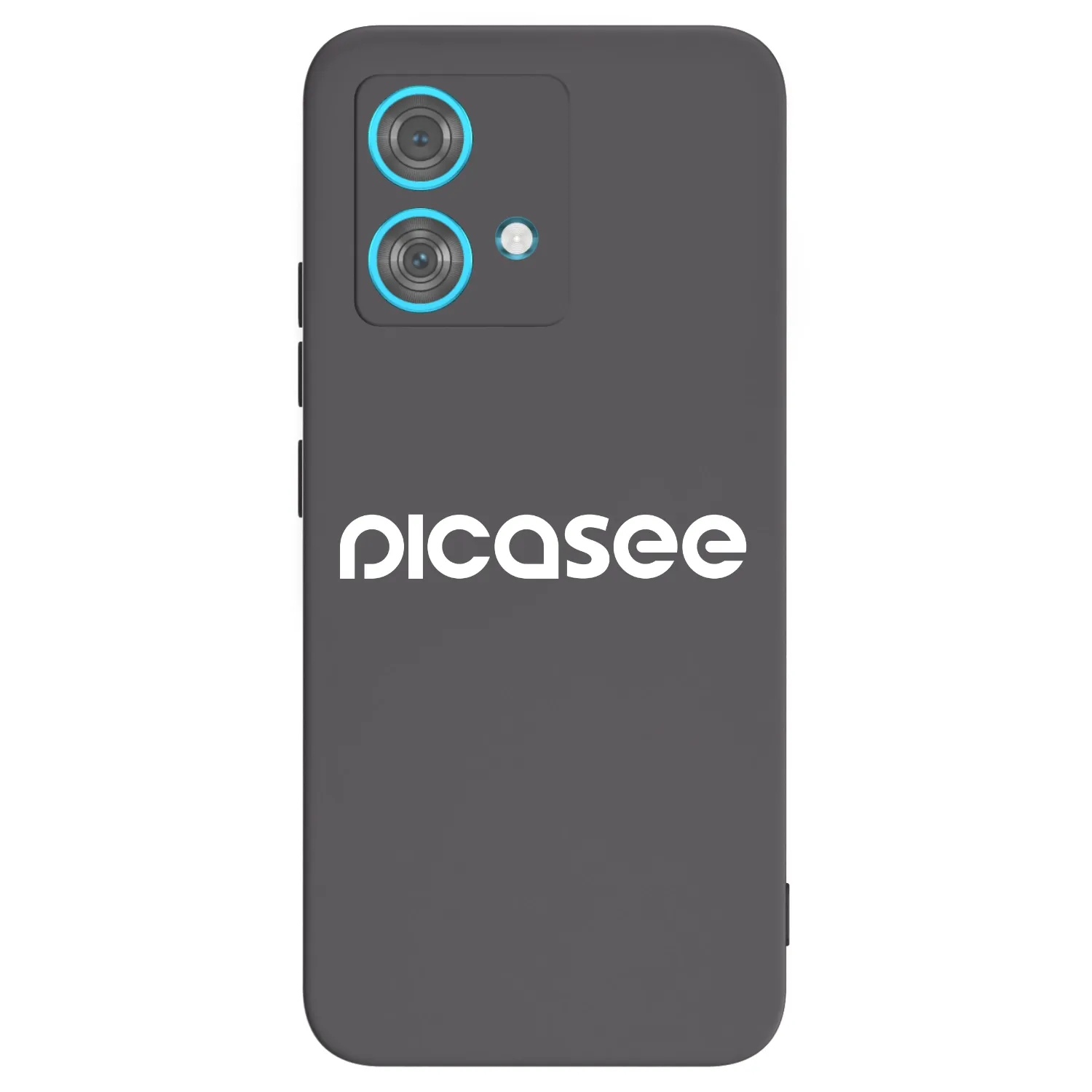 Picasee Μαύρη θήκη σιλικόνης για Motorola Edge 40 Neo - Picasee - new logo - white