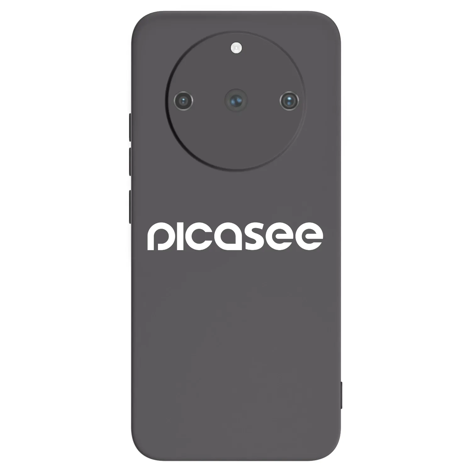 Picasee Μαύρη θήκη σιλικόνης για Realme 11 Pro+ - Picasee - new logo - white