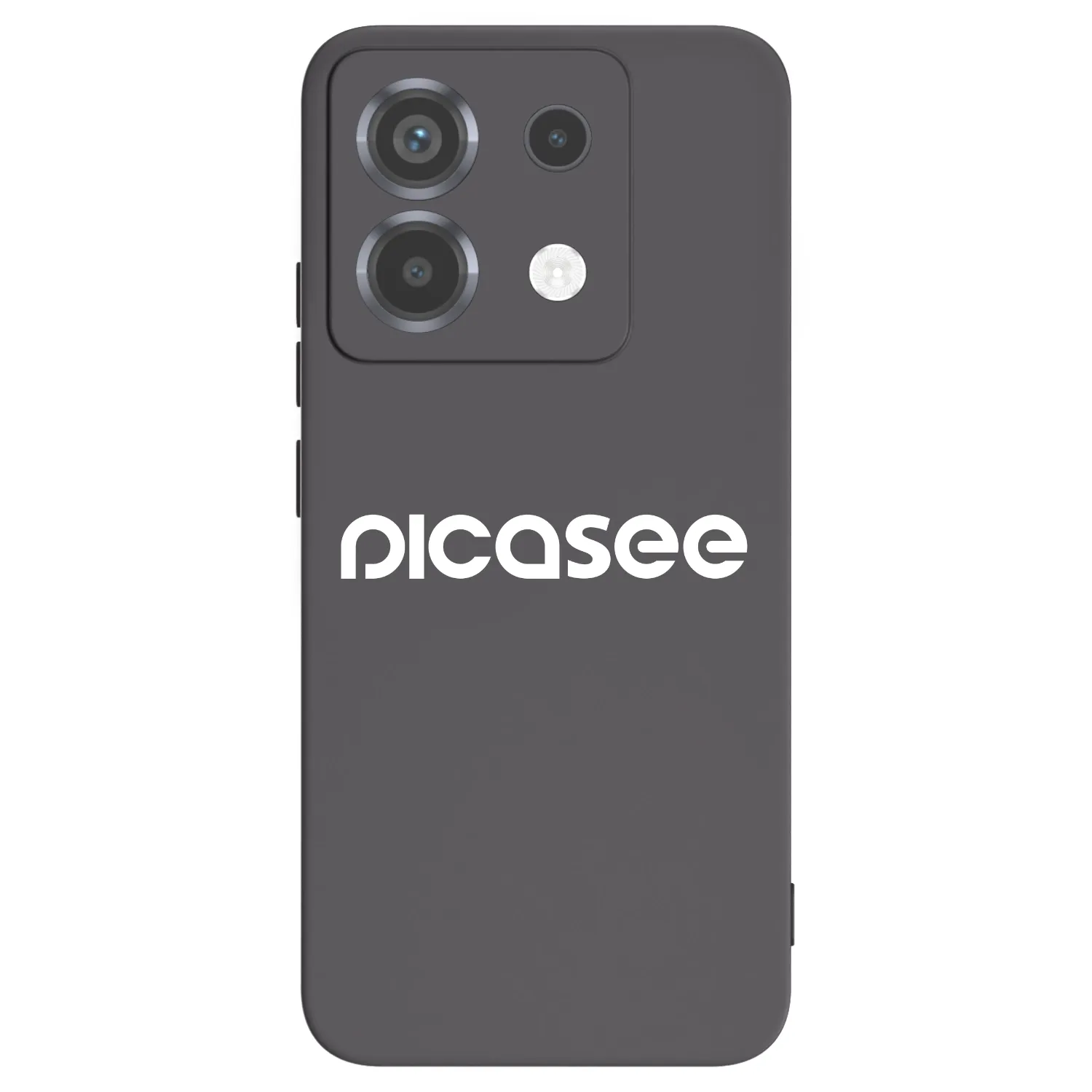 Picasee Μαύρη θήκη σιλικόνης για Xiaomi Poco X6 - Picasee - new logo - white