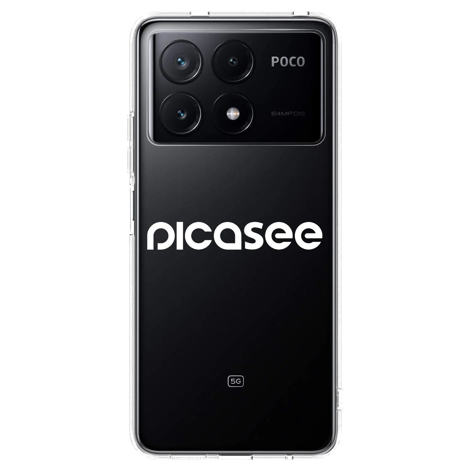 Picasee διαφανής θήκη σιλικόνης Xiaomi Poco X6 Pro - Picasee - new logo - white