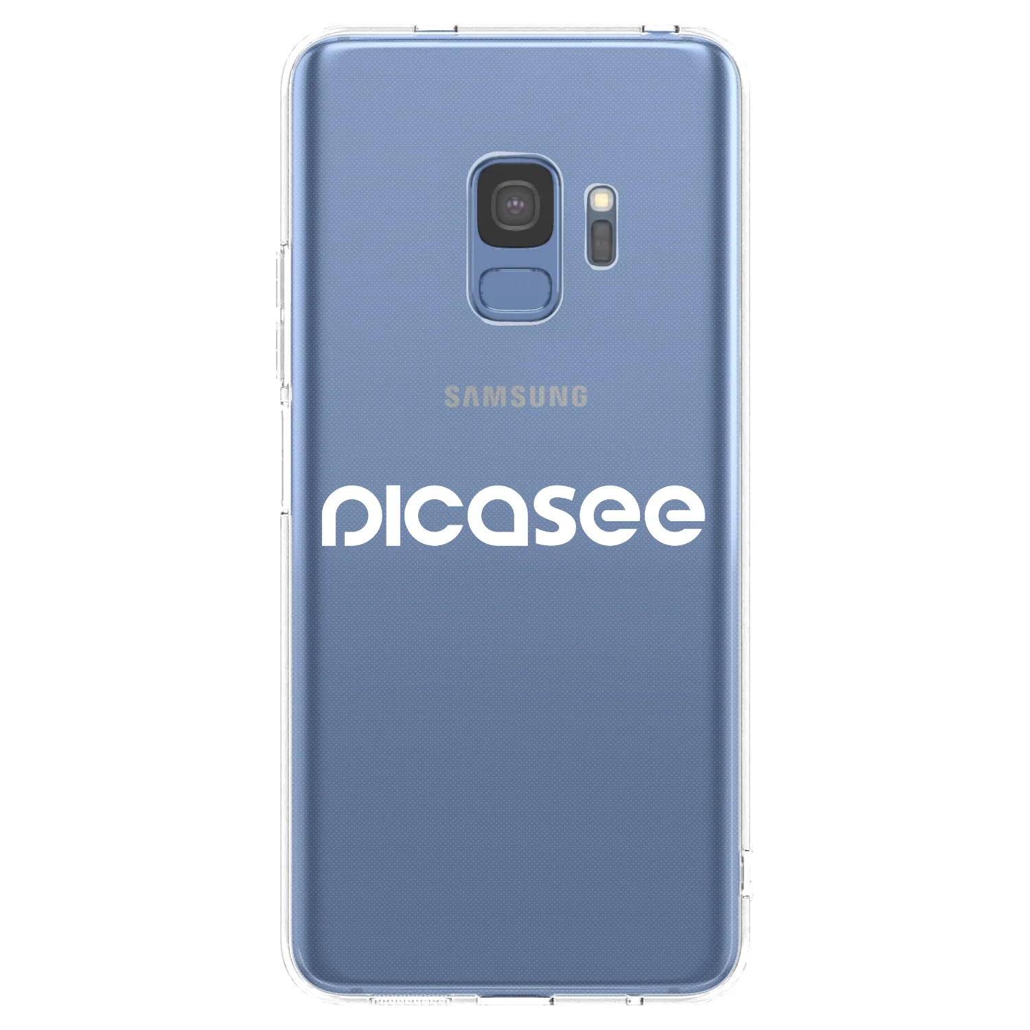 Picasee διαφανής θήκη σιλικόνης Samsung Galaxy S9 G960F - Picasee - new logo - white