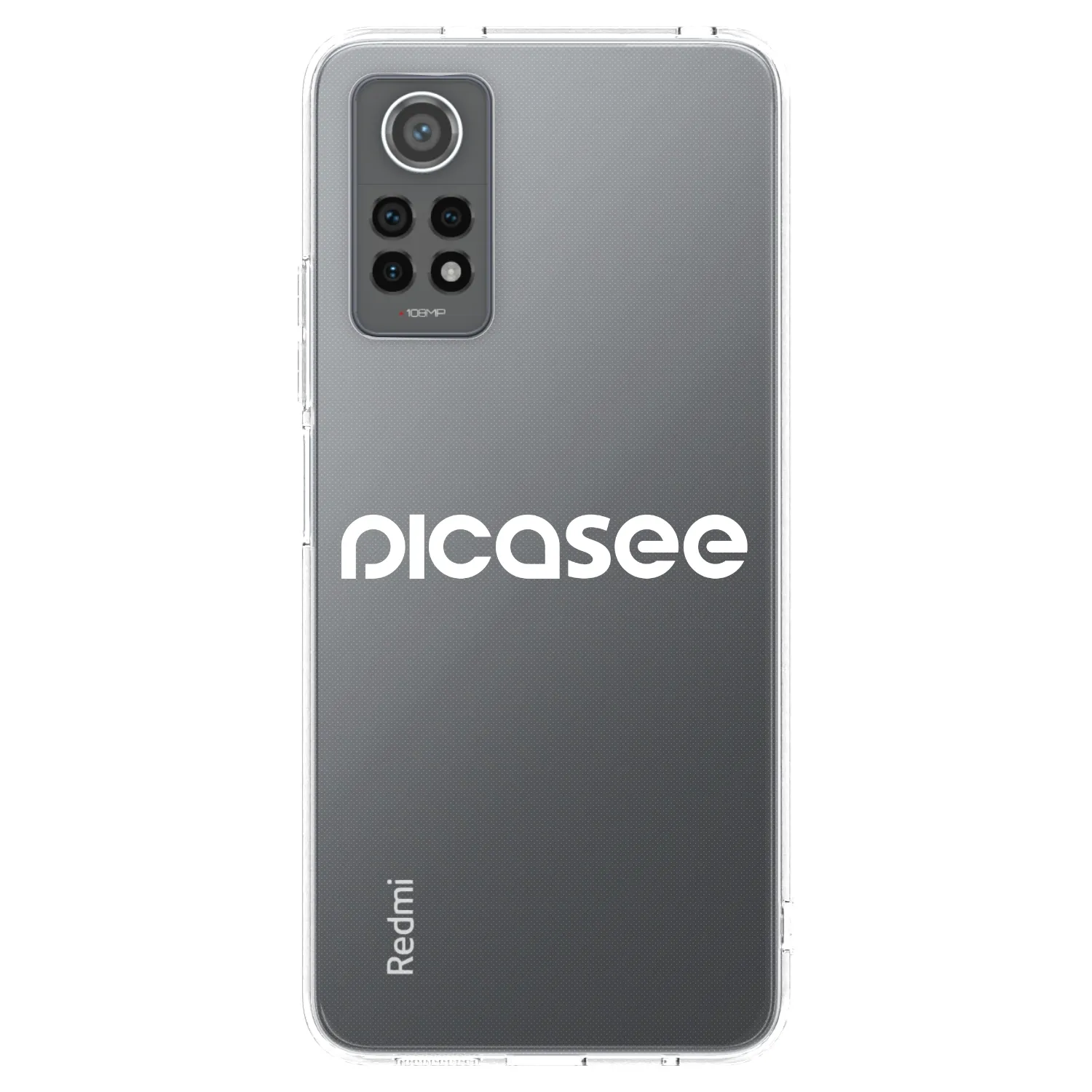 Picasee διαφανής θήκη σιλικόνης Xiaomi Redmi Note 12 Pro 4G - Picasee - new logo - white