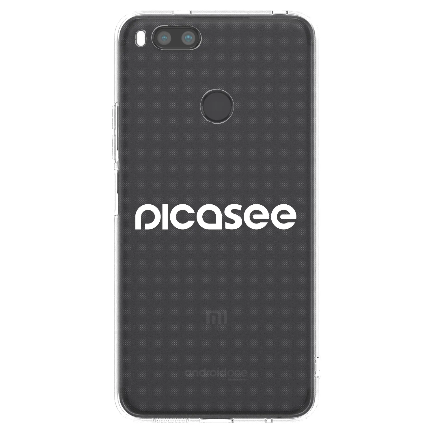 Picasee διαφανής θήκη σιλικόνης Xiaomi Mi A1 Global - Picasee - new logo - white