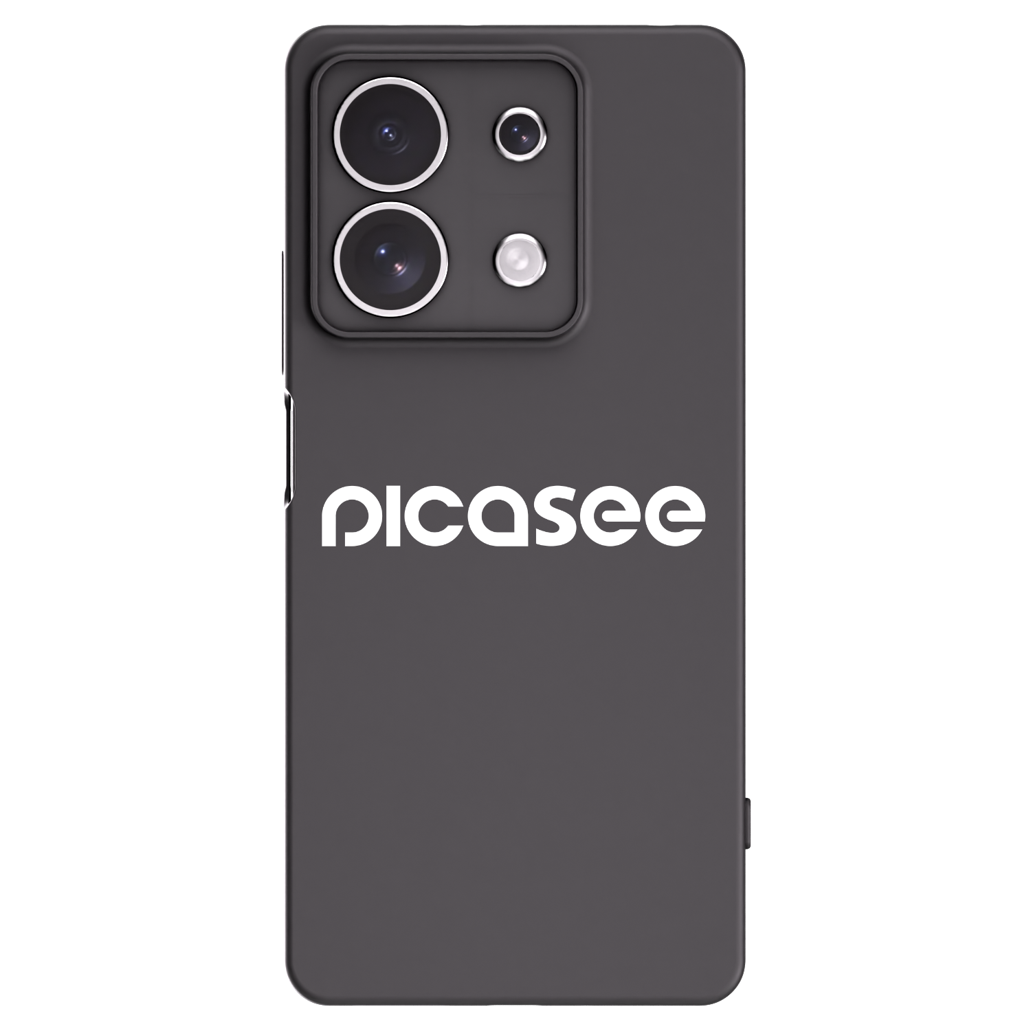 Picasee Μαύρη θήκη σιλικόνης για Xiaomi Redmi Note 13 4G - Picasee - new logo - white