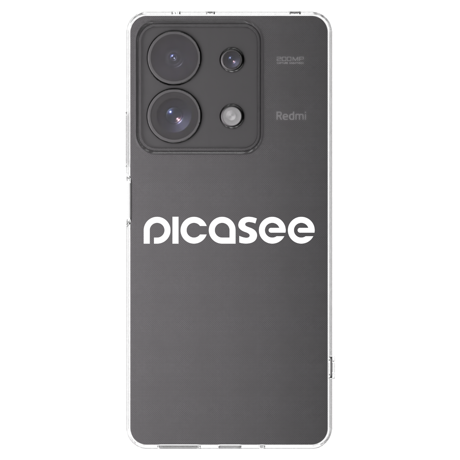 Picasee διαφανής θήκη σιλικόνης Xiaomi Redmi Note 13 Pro 4G - Picasee - new logo - white