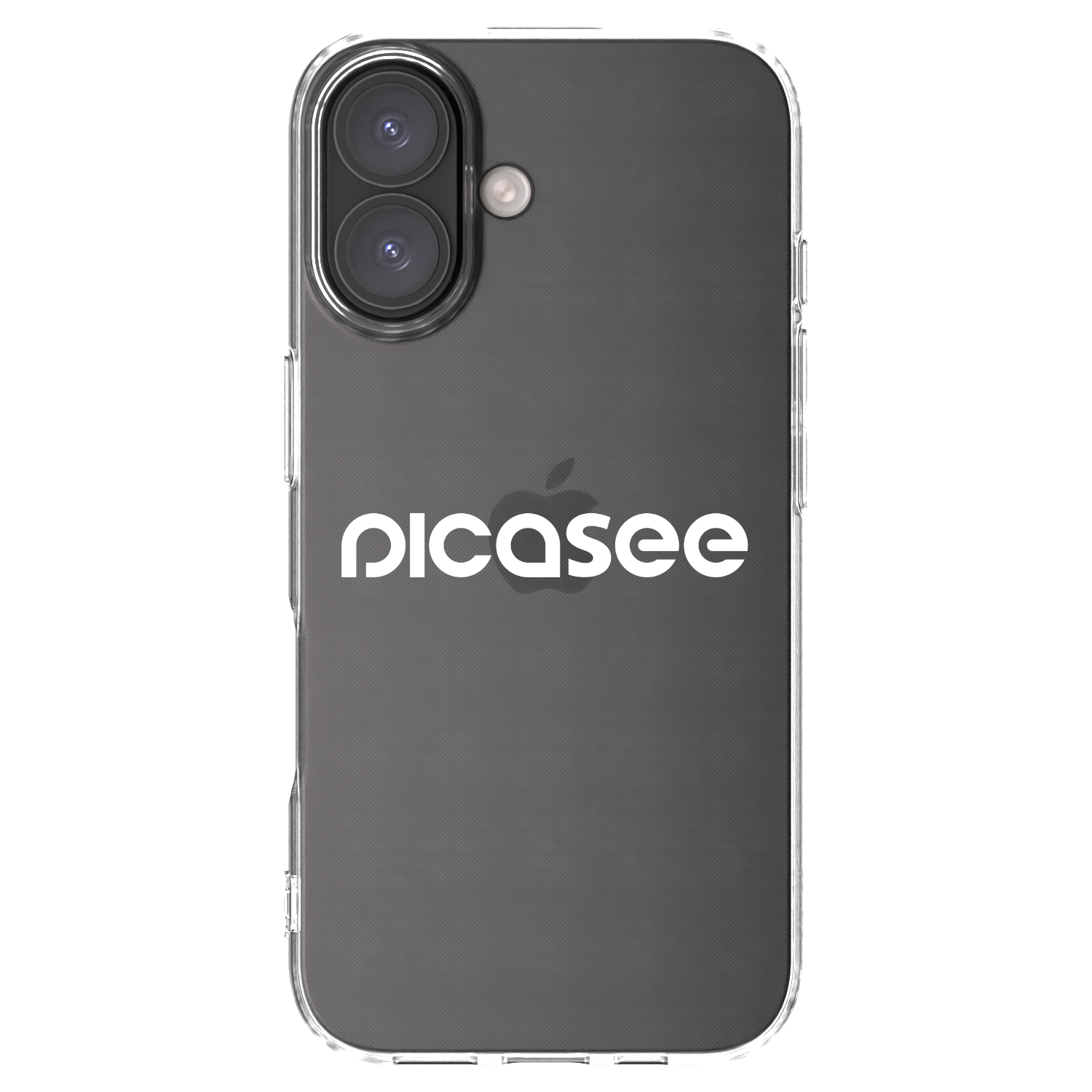 Picasee διαφανής θήκη σιλικόνης Apple iPhone 16 - Picasee - new logo - white