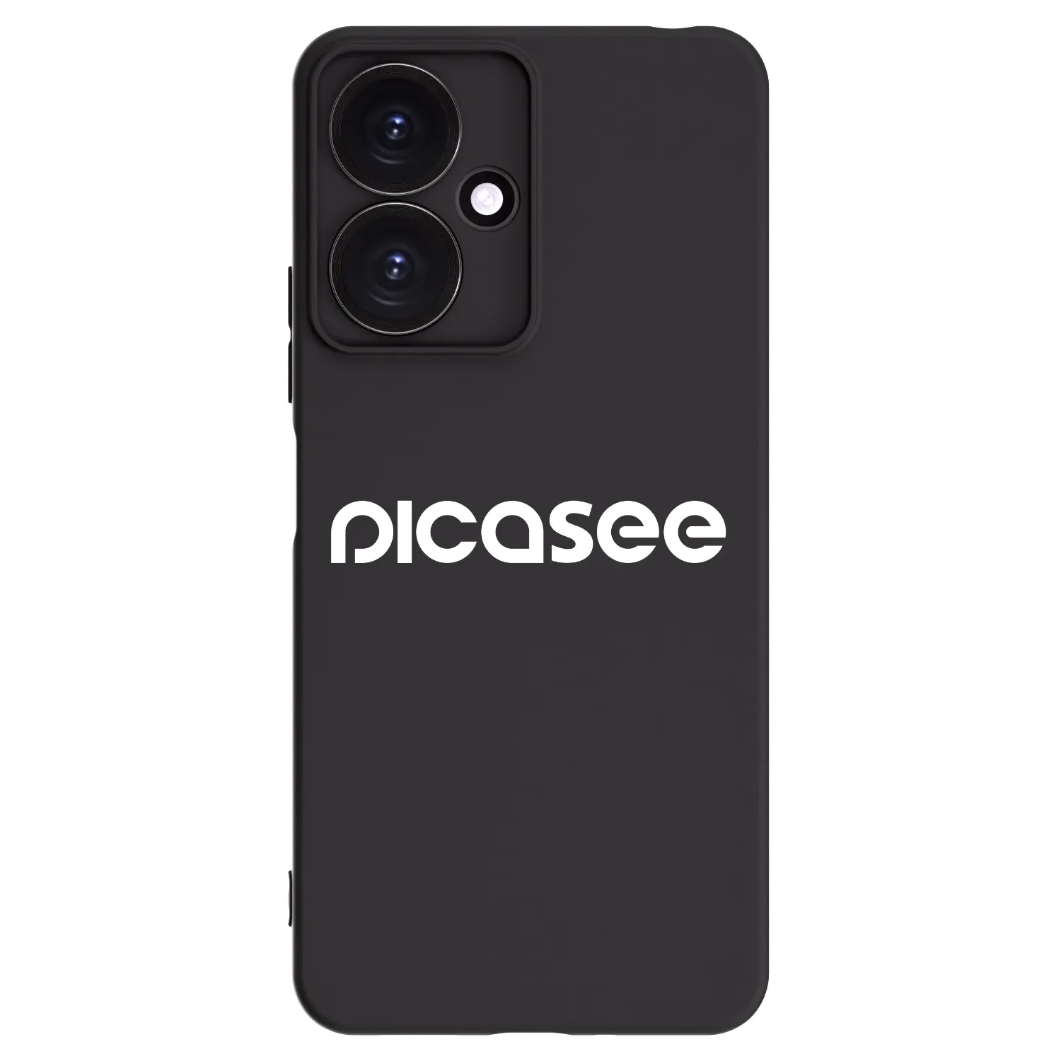 Picasee Μαύρη θήκη σιλικόνης για Xiaomi Redmi 13C 5G - Picasee - new logo - white