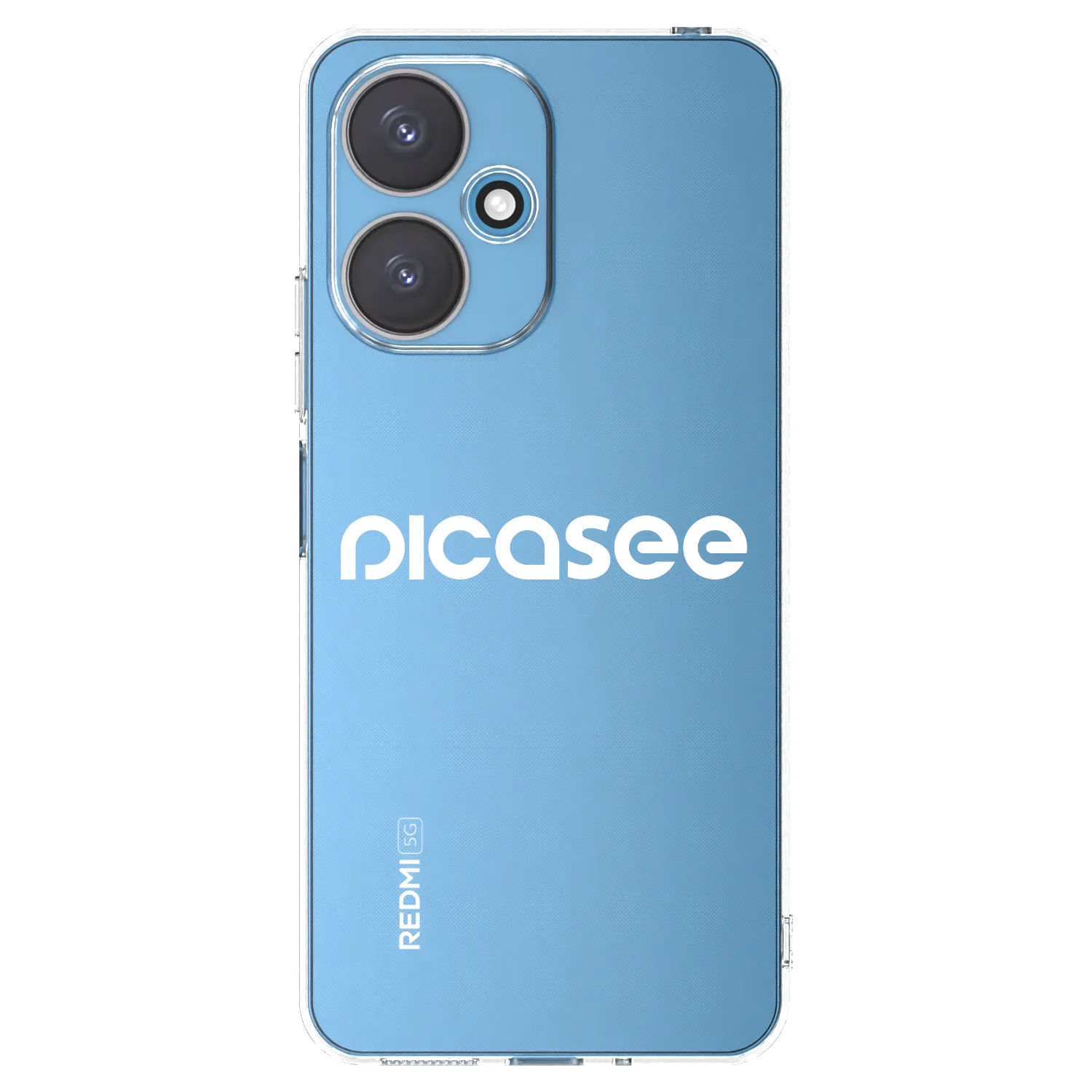 Picasee διαφανής θήκη σιλικόνης Xiaomi Redmi 13C 5G - Picasee - new logo - white