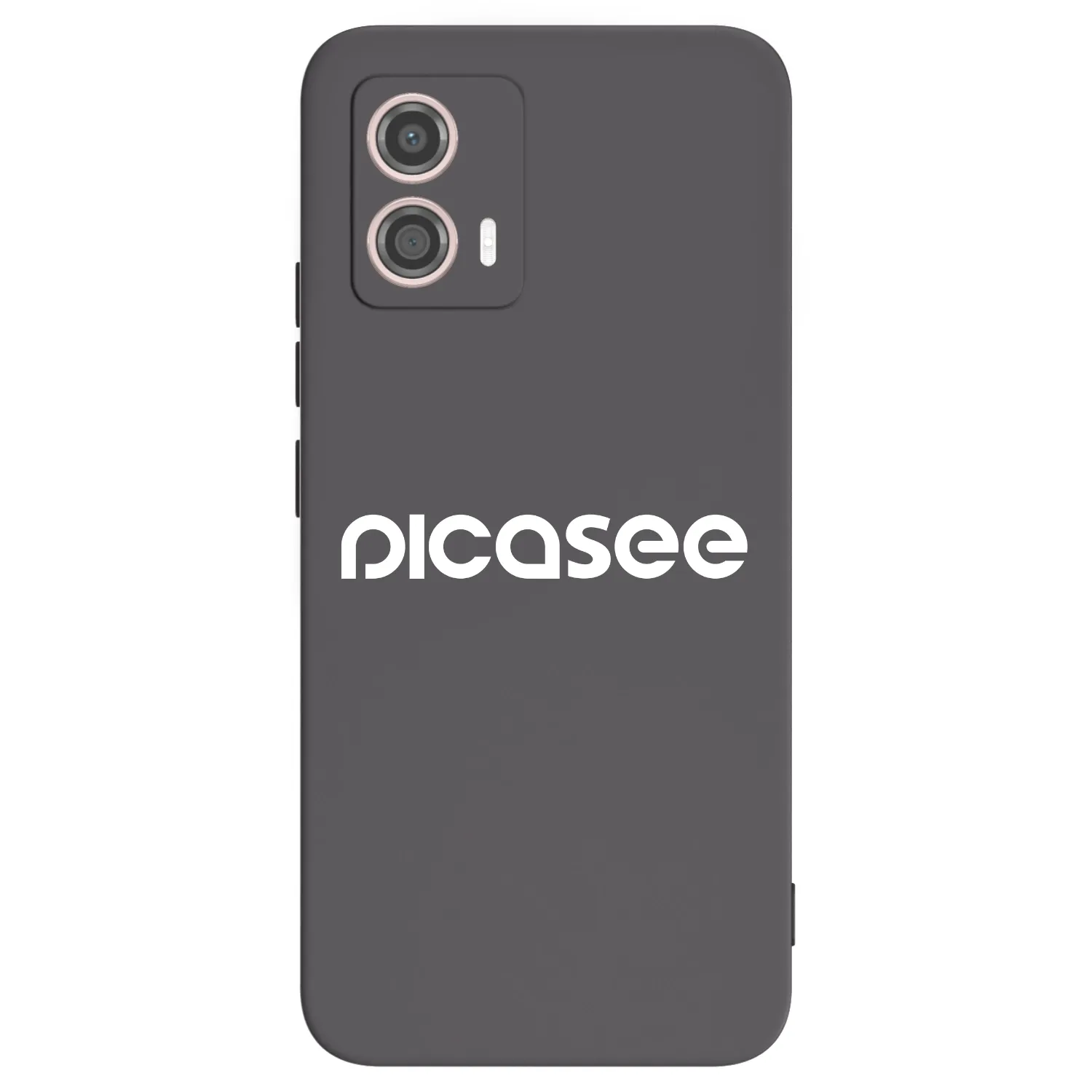 Picasee Μαύρη θήκη σιλικόνης για Motorola Moto G53 5G - Picasee - new logo - white