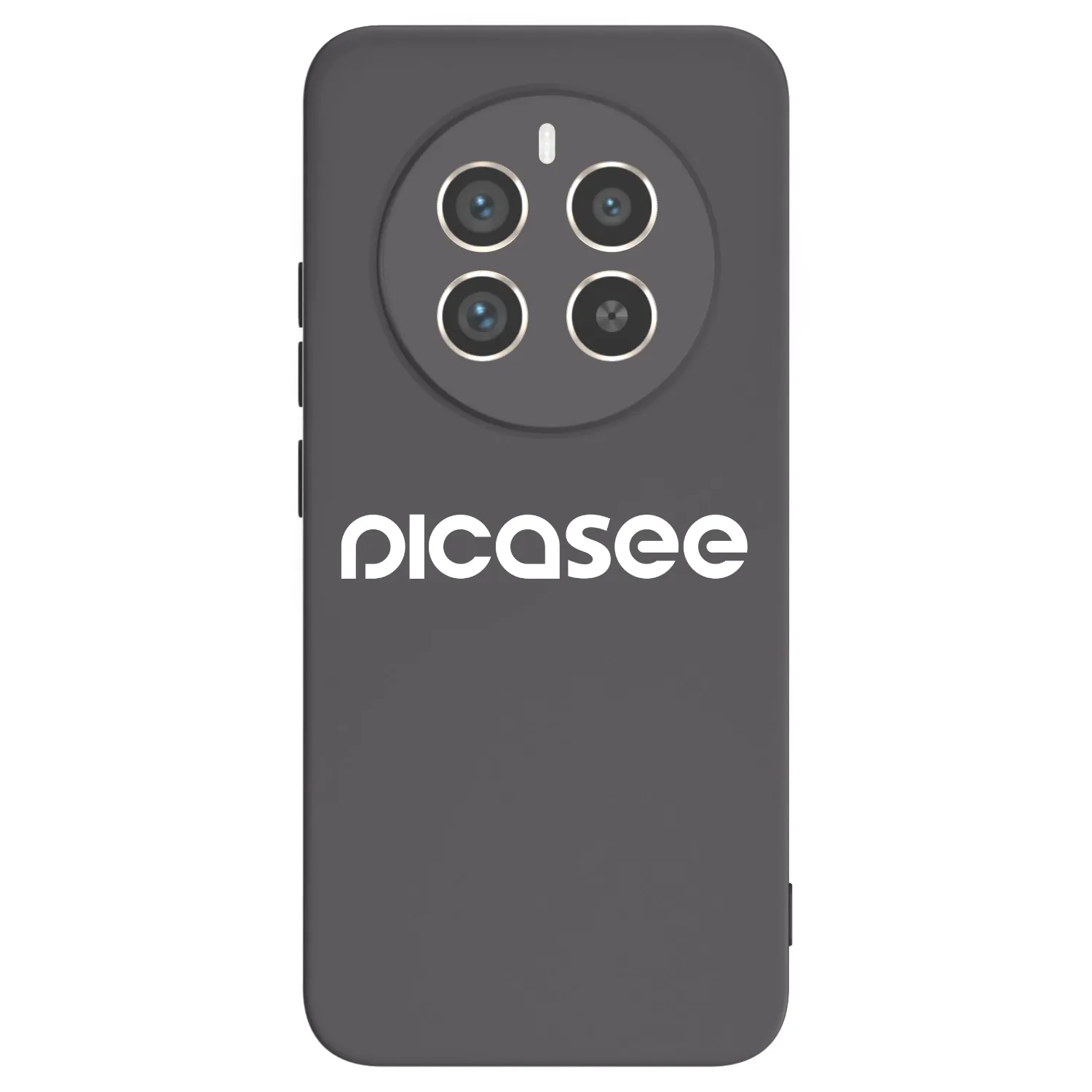 Picasee Μαύρη θήκη σιλικόνης για Realme 12 Pro 5G - Picasee - new logo - white