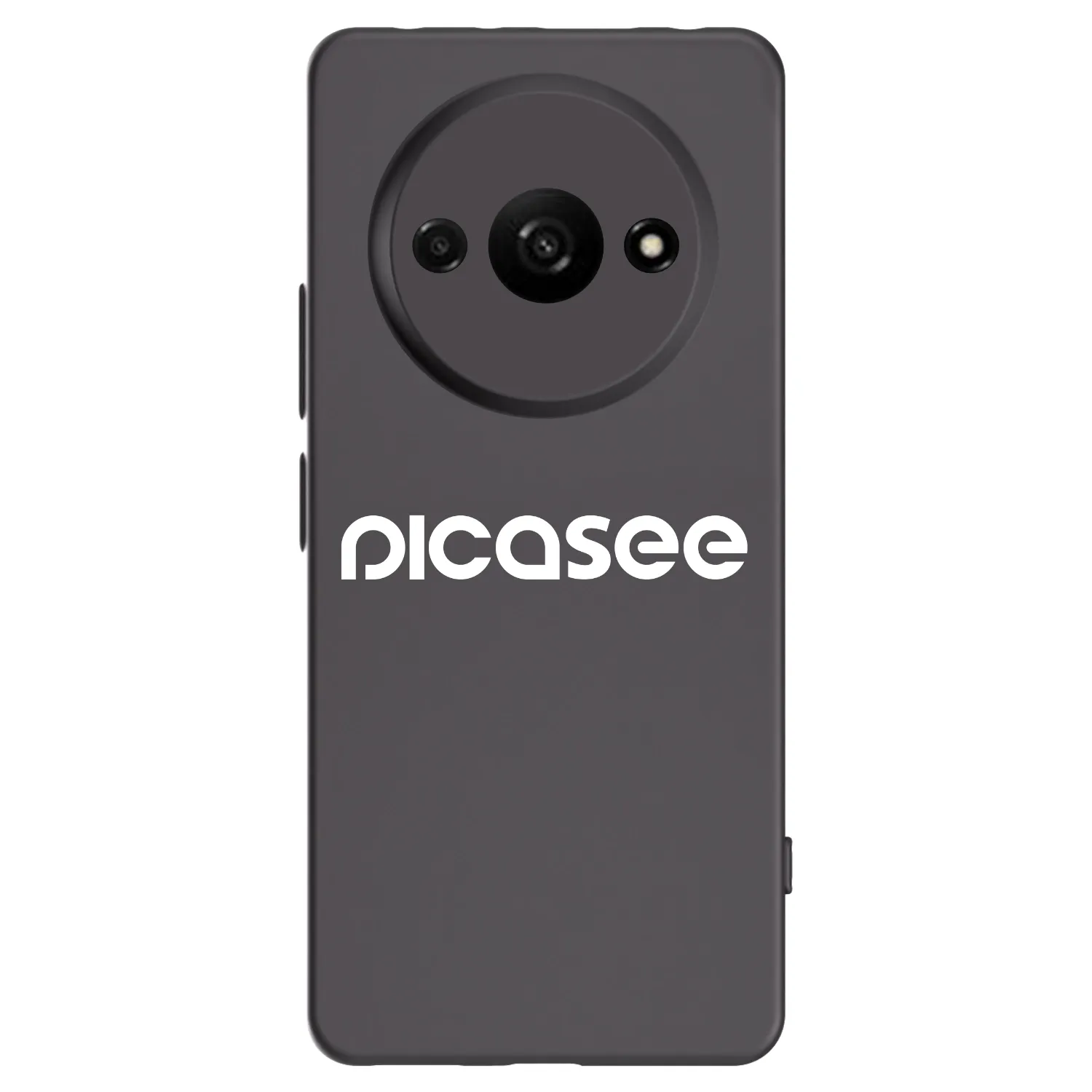 Picasee Μαύρη θήκη σιλικόνης για Xiaomi Redmi A3 - Picasee - new logo - white