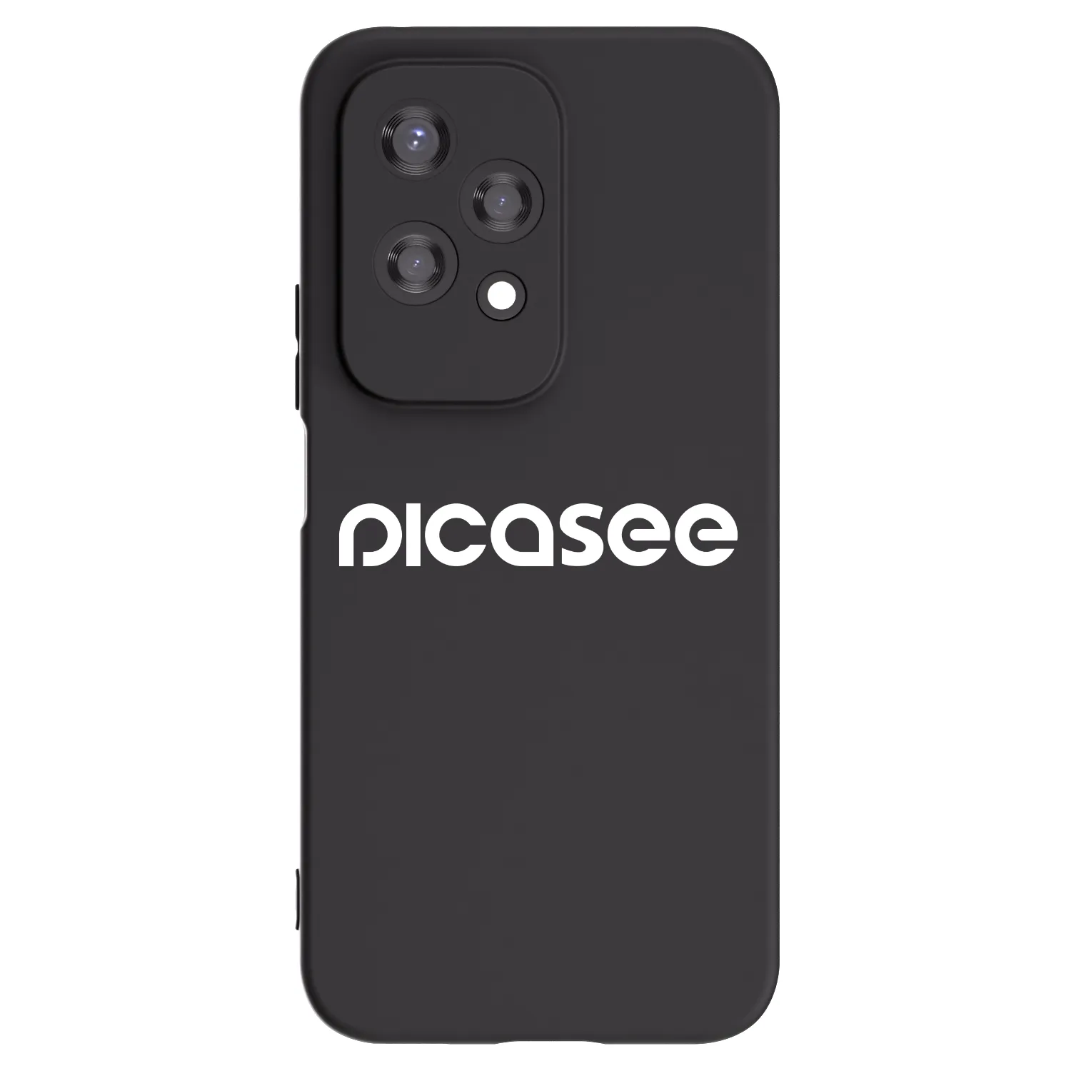 Picasee Μαύρη θήκη σιλικόνης για Honor 200 Lite - Picasee - new logo - white