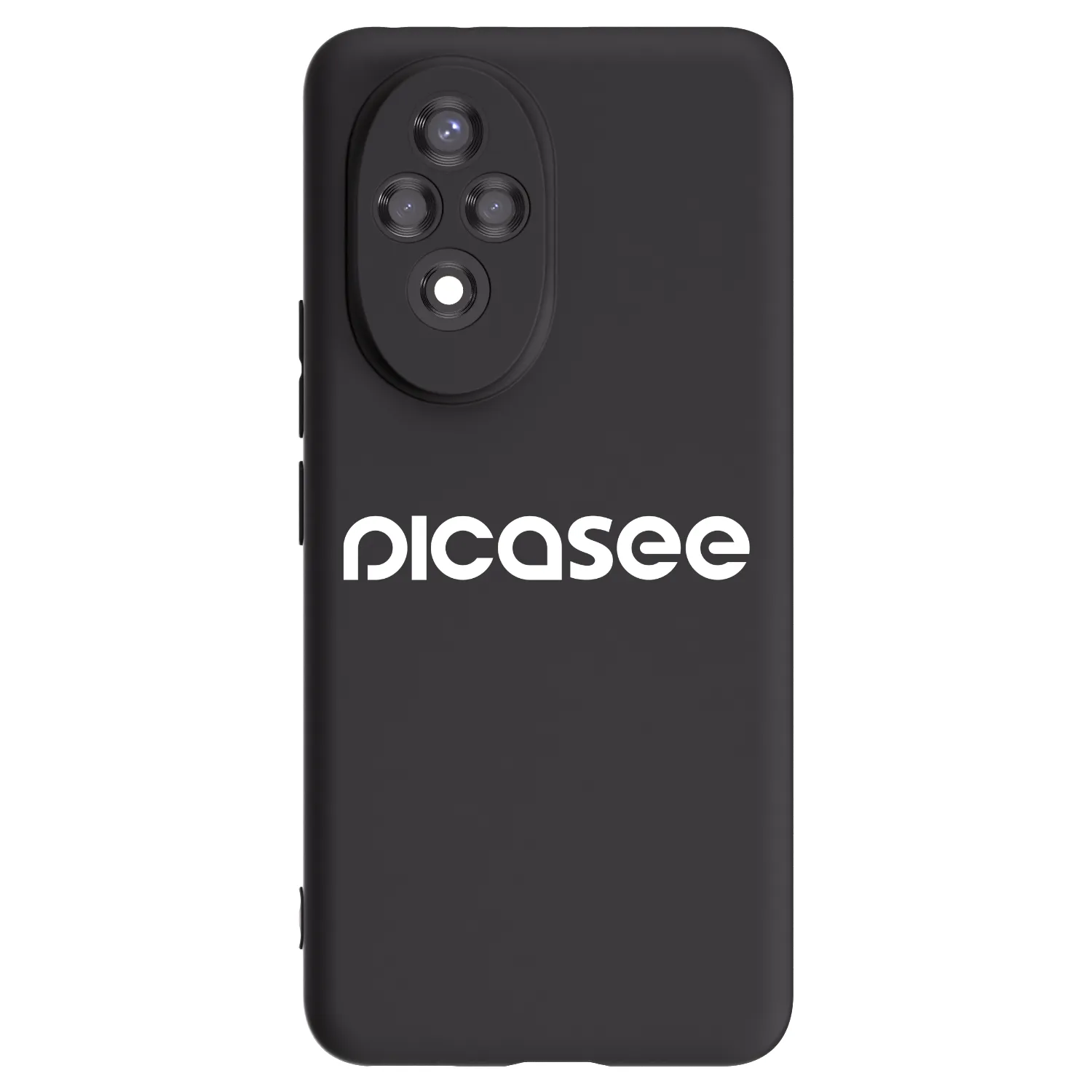 Picasee Μαύρη θήκη σιλικόνης για Honor 200 5G - Picasee - new logo - white
