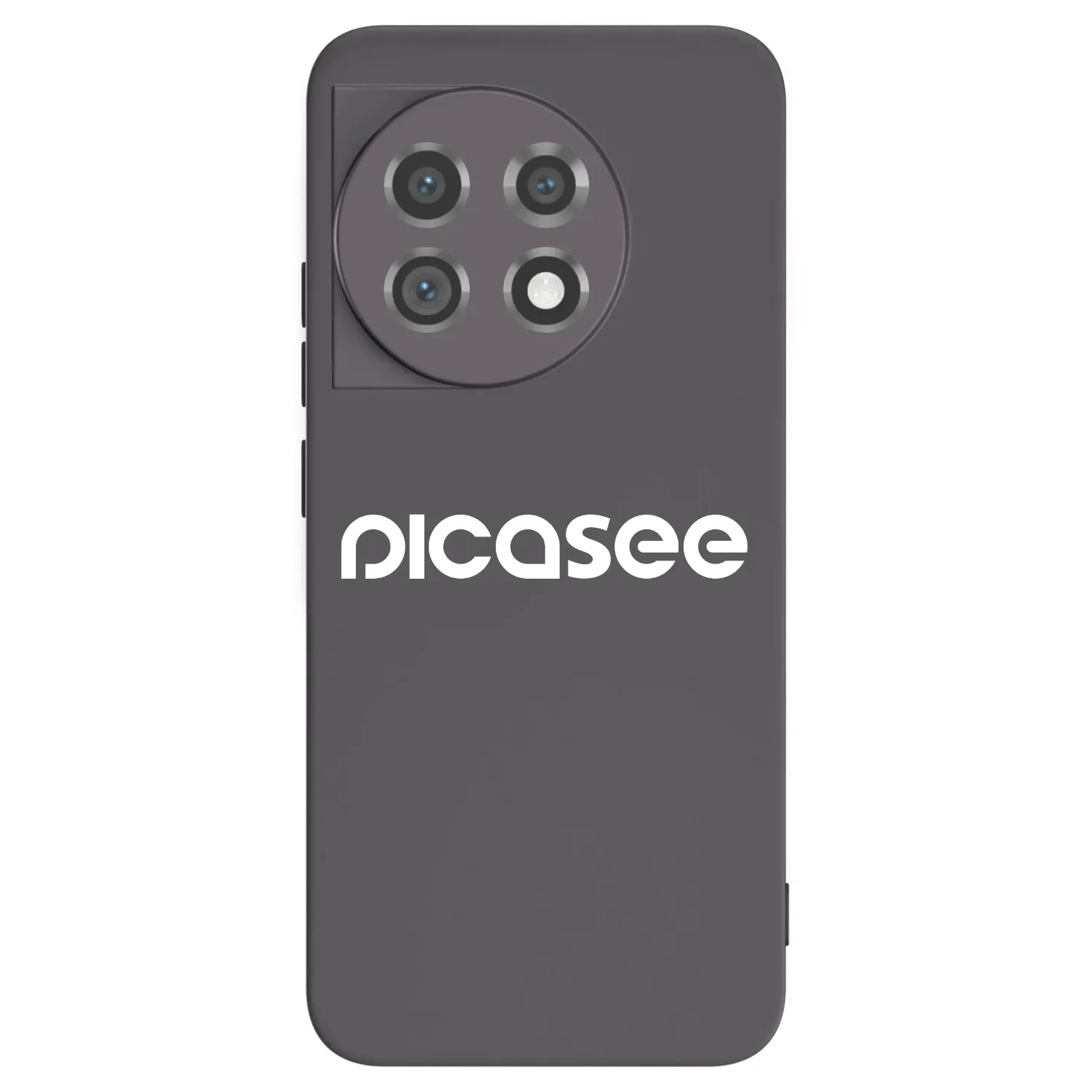 Picasee Μαύρη θήκη σιλικόνης για OnePlus 11 5G - Picasee - new logo - white