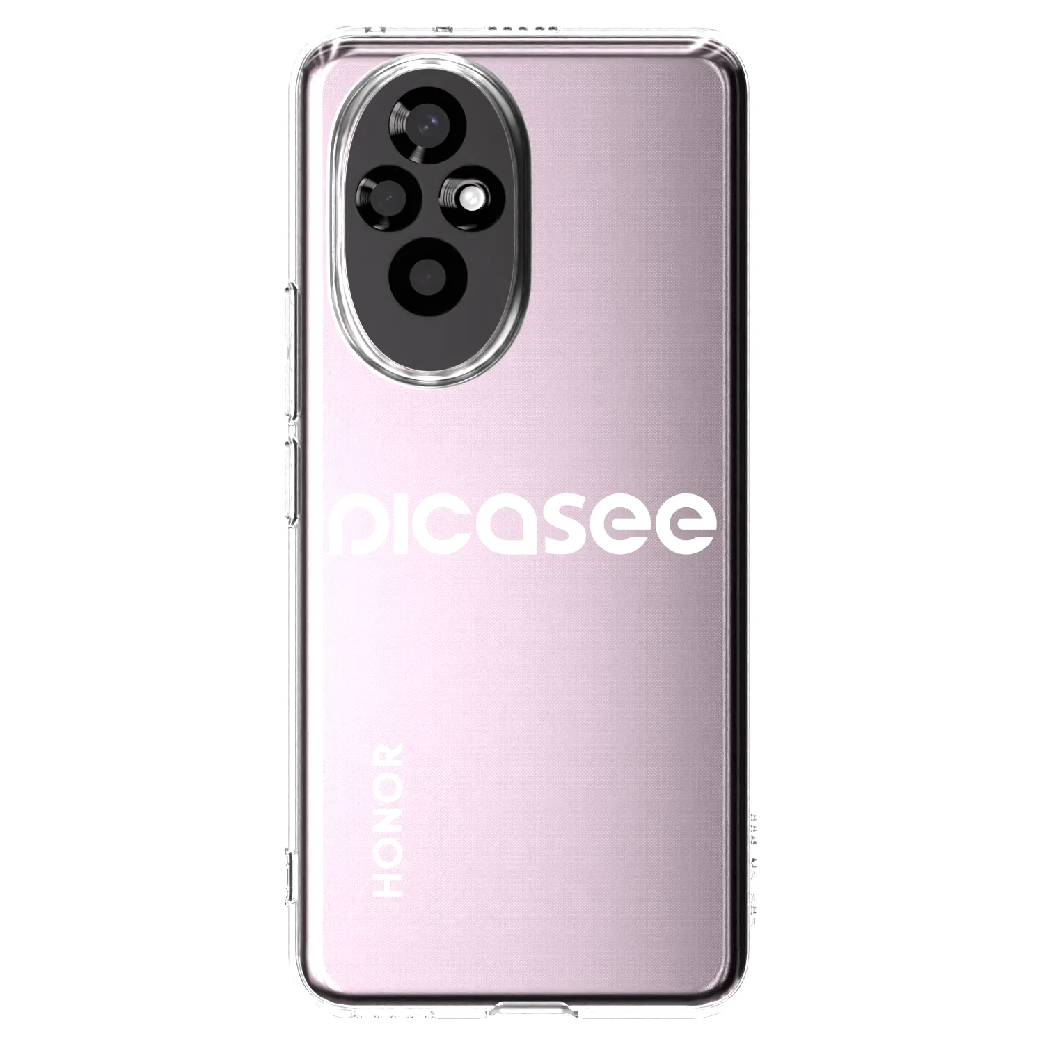 Picasee διαφανής θήκη σιλικόνης Honor 200 Pro 5G - Picasee - new logo - white