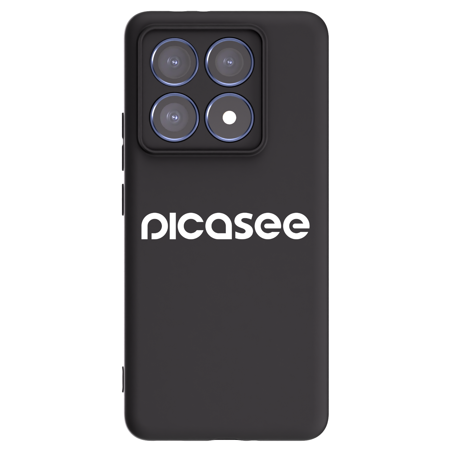 Picasee Μαύρη θήκη σιλικόνης για Xiaomi 14T Pro - Picasee - new logo - white