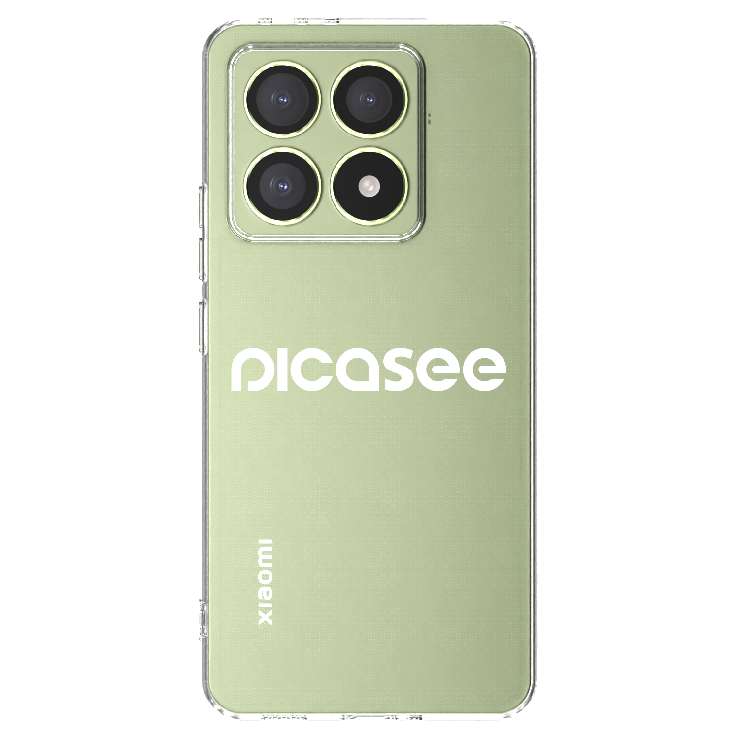 Picasee διαφανής θήκη σιλικόνης Xiaomi 14T - Picasee - new logo - white