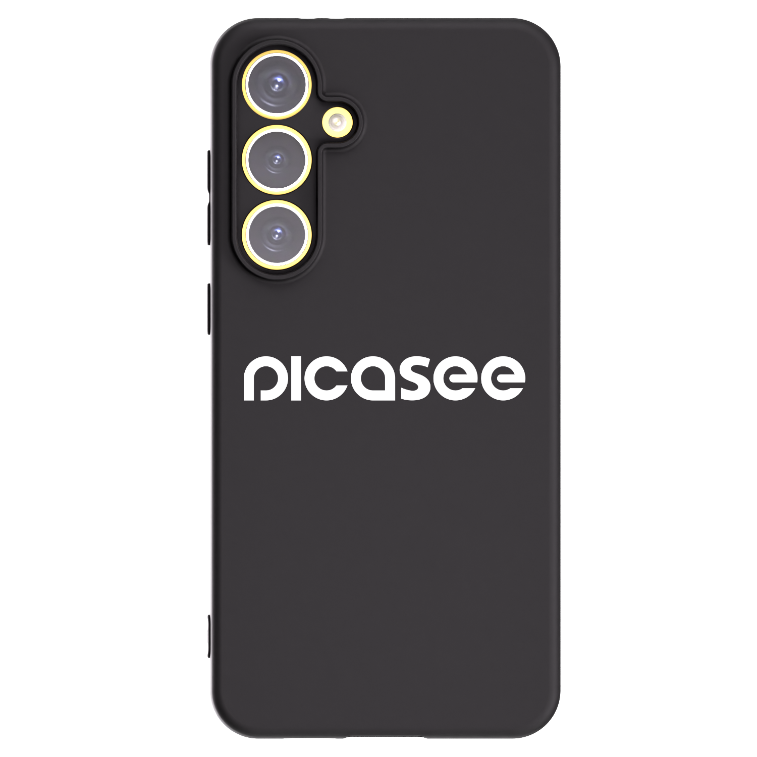 Picasee Μαύρη θήκη σιλικόνης για Samsung Galaxy S24 FE S721B - Picasee - new logo - white